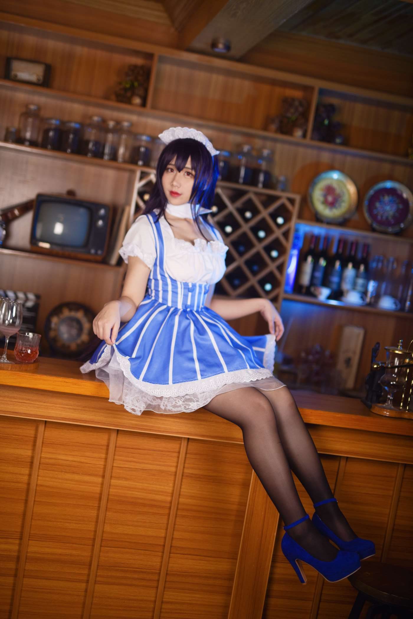 九曲Jean  女仆学姐 [34P]插图