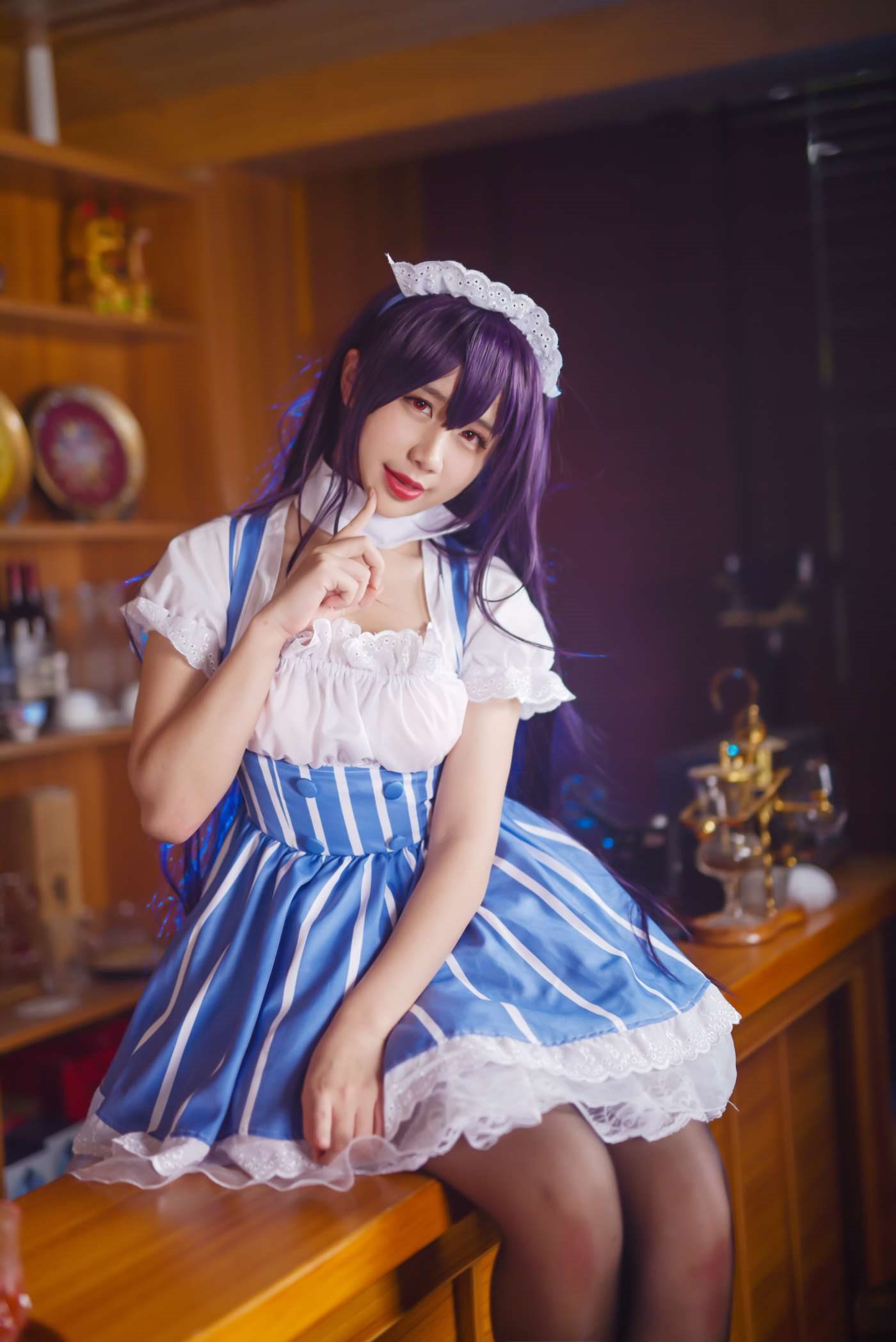 九曲Jean  女仆学姐 [34P]插图1