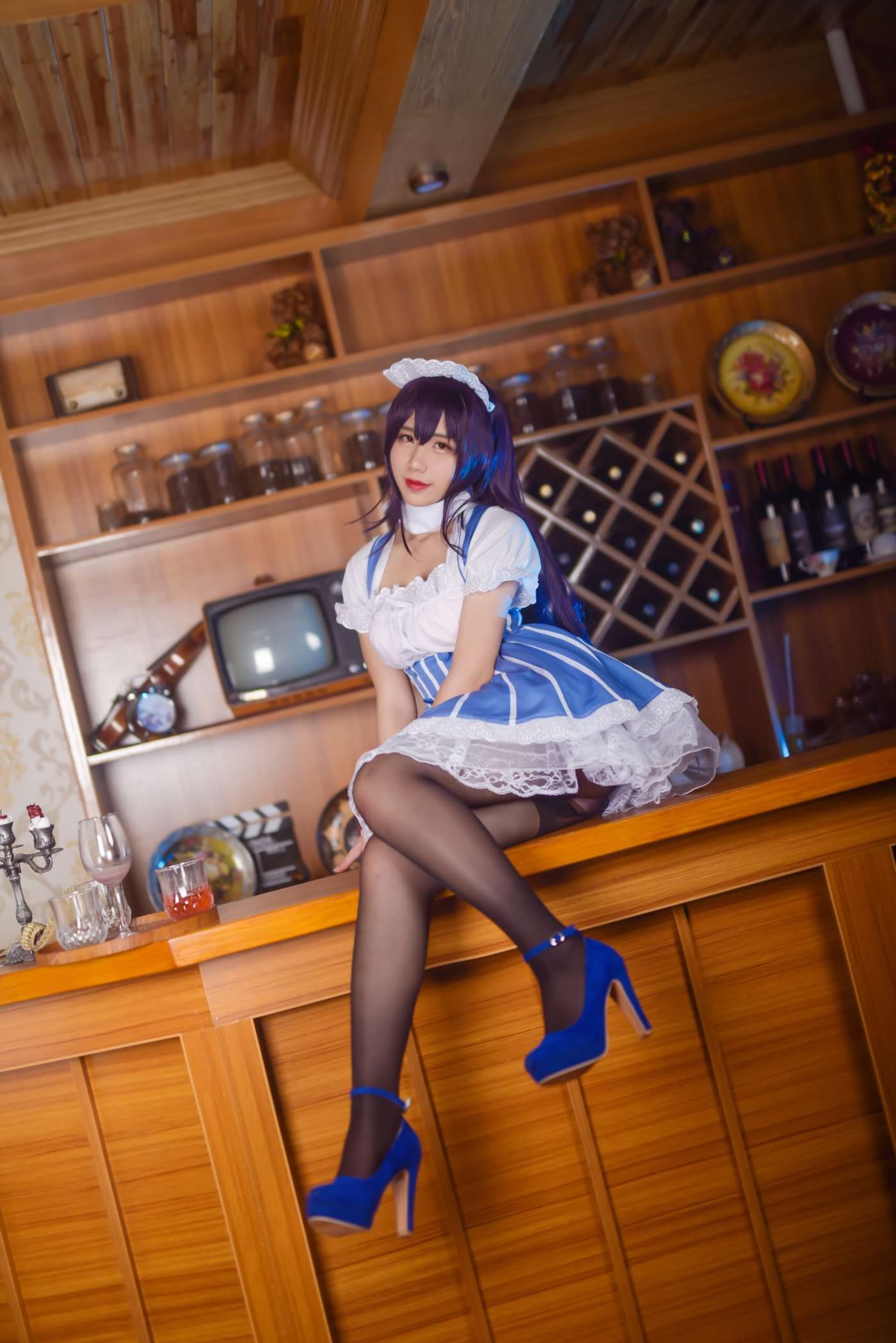 九曲Jean  女仆学姐 [34P]插图3