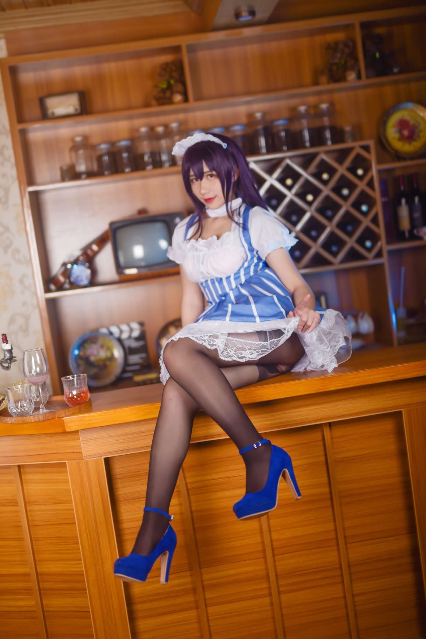 九曲Jean  女仆学姐 [34P]插图4