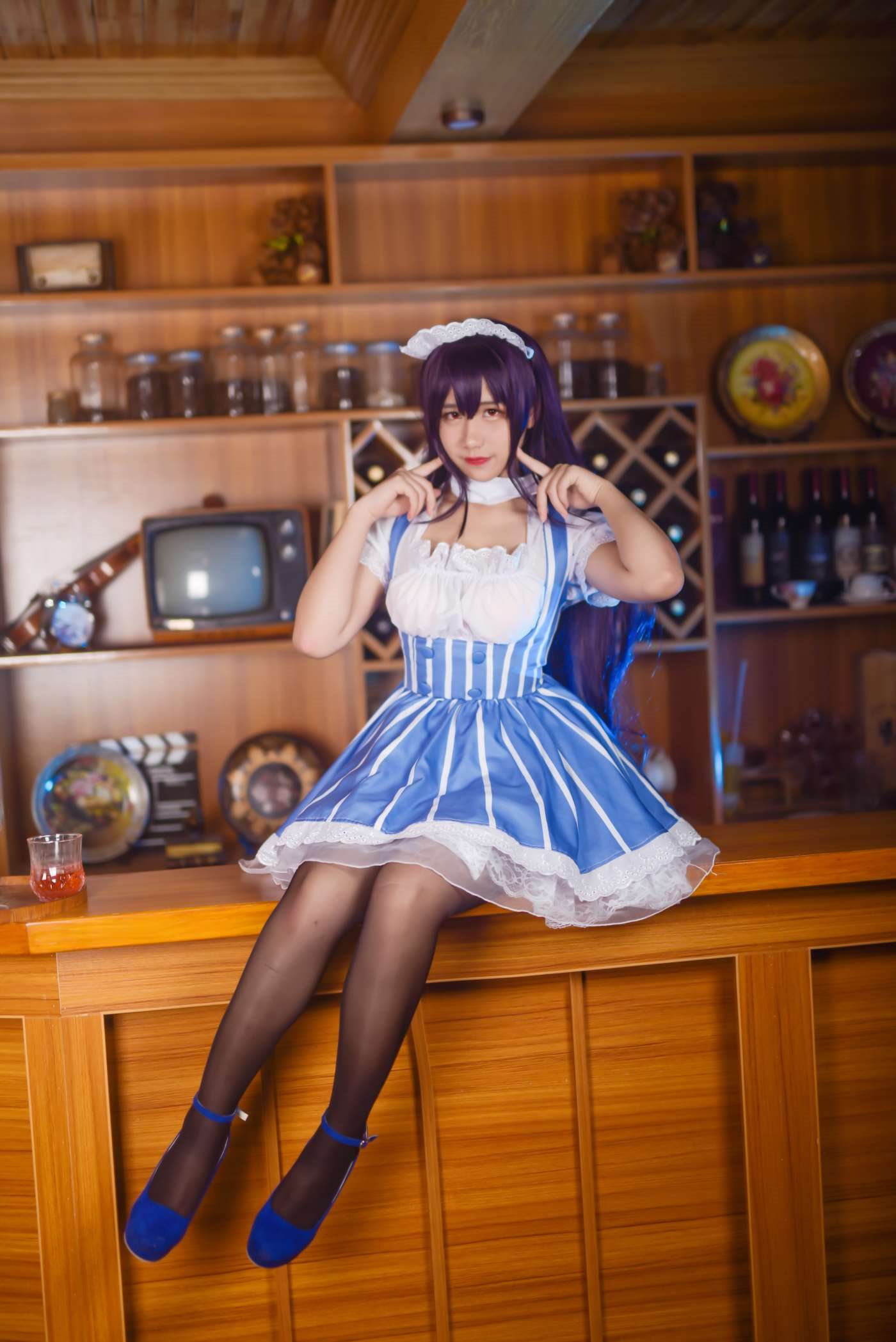 九曲Jean  女仆学姐 [34P]插图5