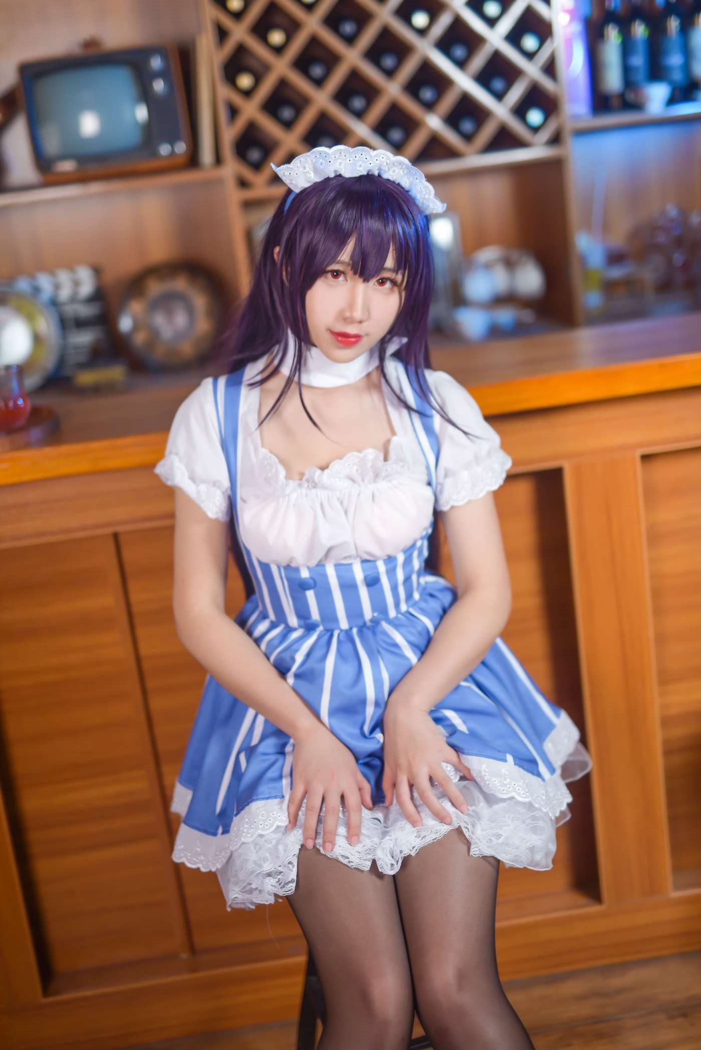 九曲Jean  女仆学姐 [34P]插图1