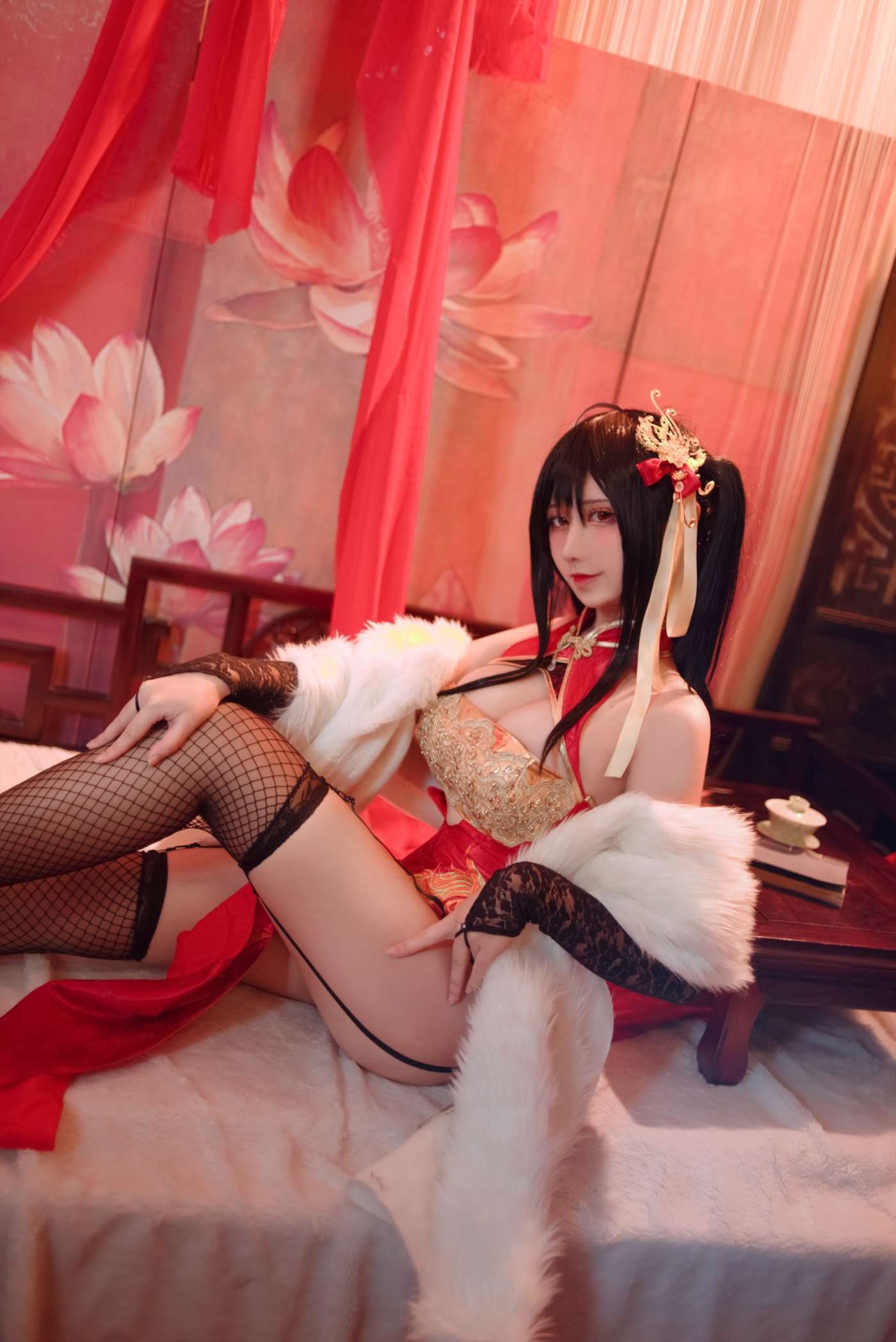 九曲Jean  大凤旗袍 [25P]插图5