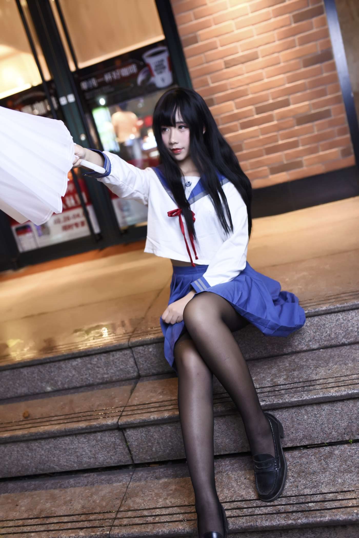 九曲Jean  雨天JK [21P]插图6