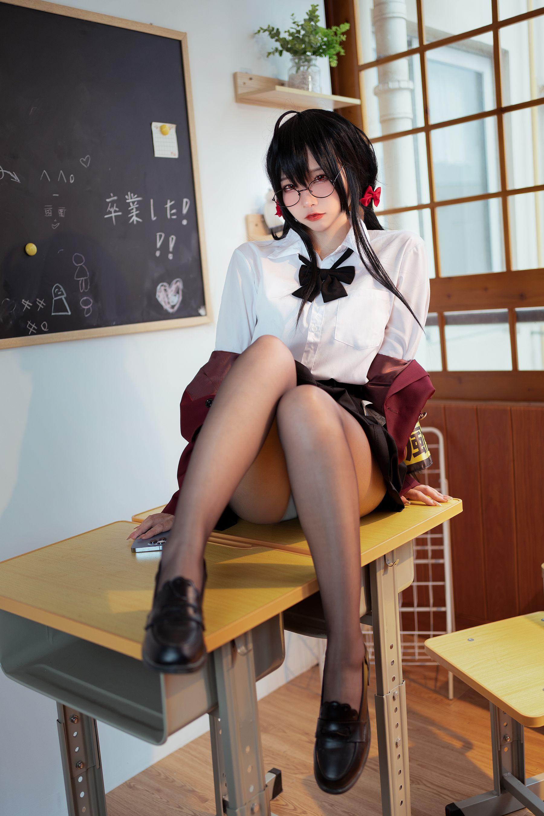 二佐Nisa NO.132 碧蓝大凤jk [21P]插图7