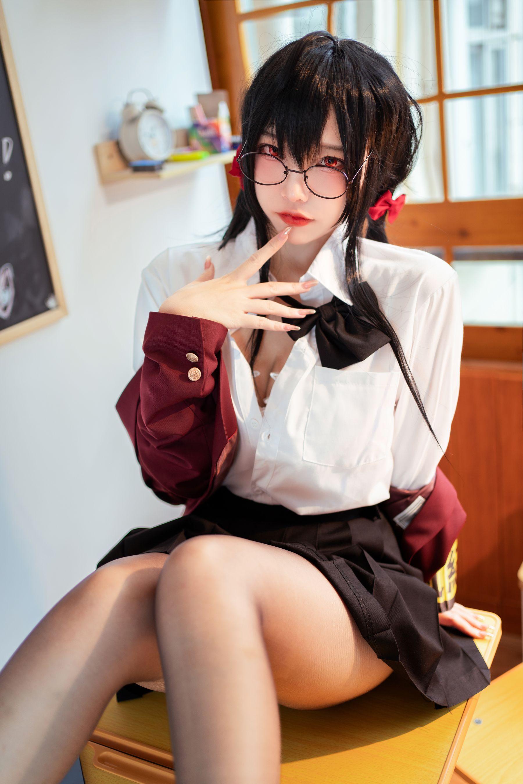 二佐Nisa NO.132 碧蓝大凤jk [21P]插图9