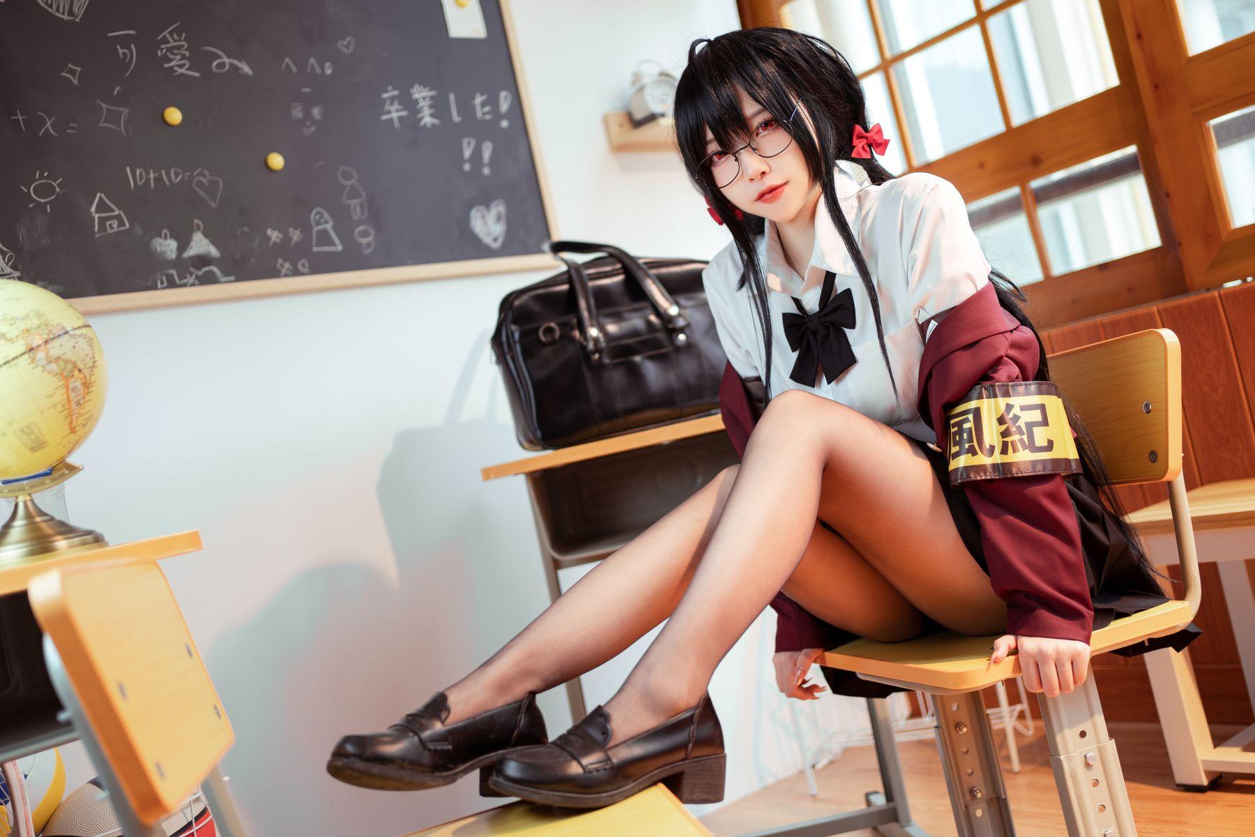 二佐Nisa NO.132 碧蓝大凤jk [21P]插图1