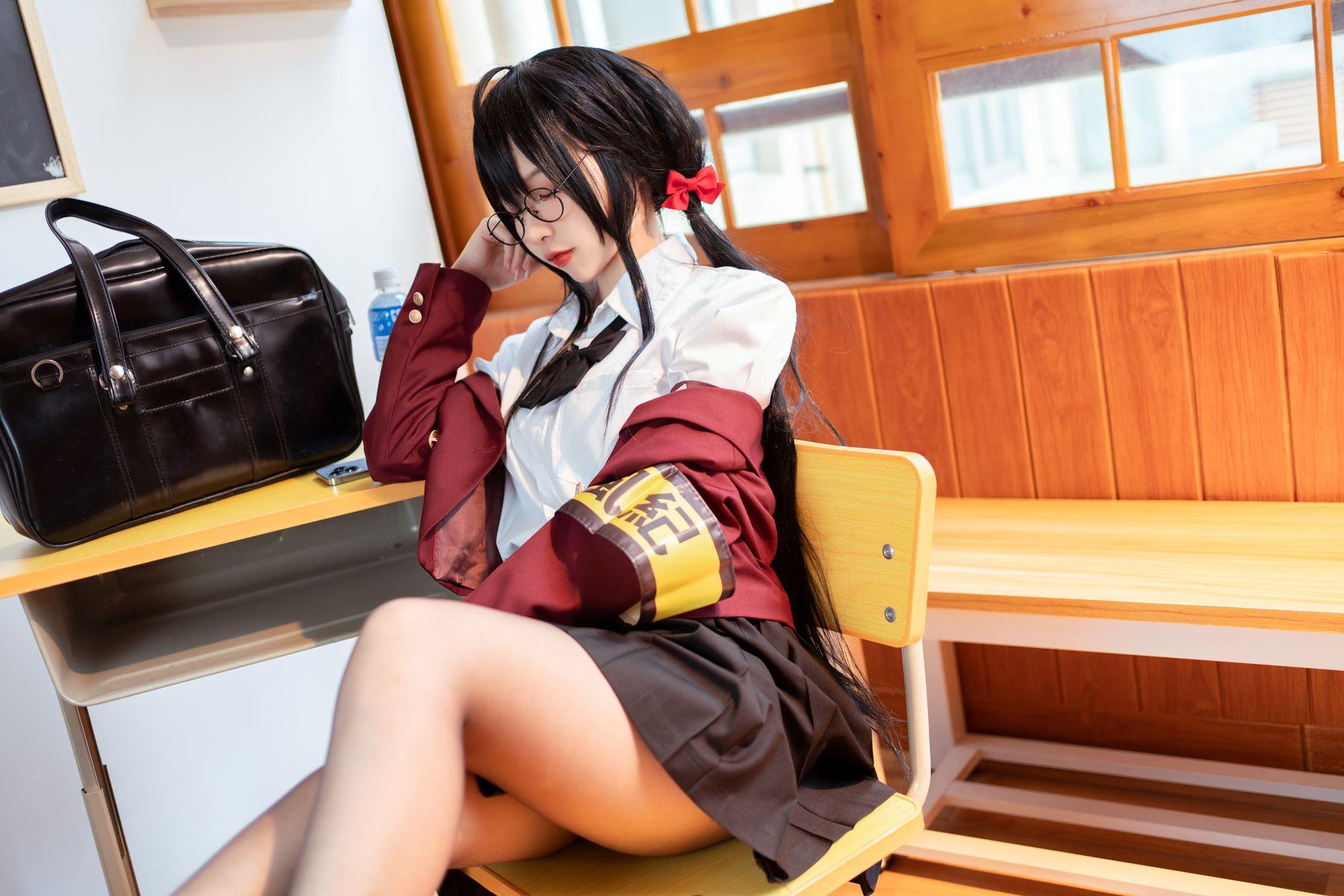 二佐Nisa NO.132 碧蓝大凤jk [21P]插图4