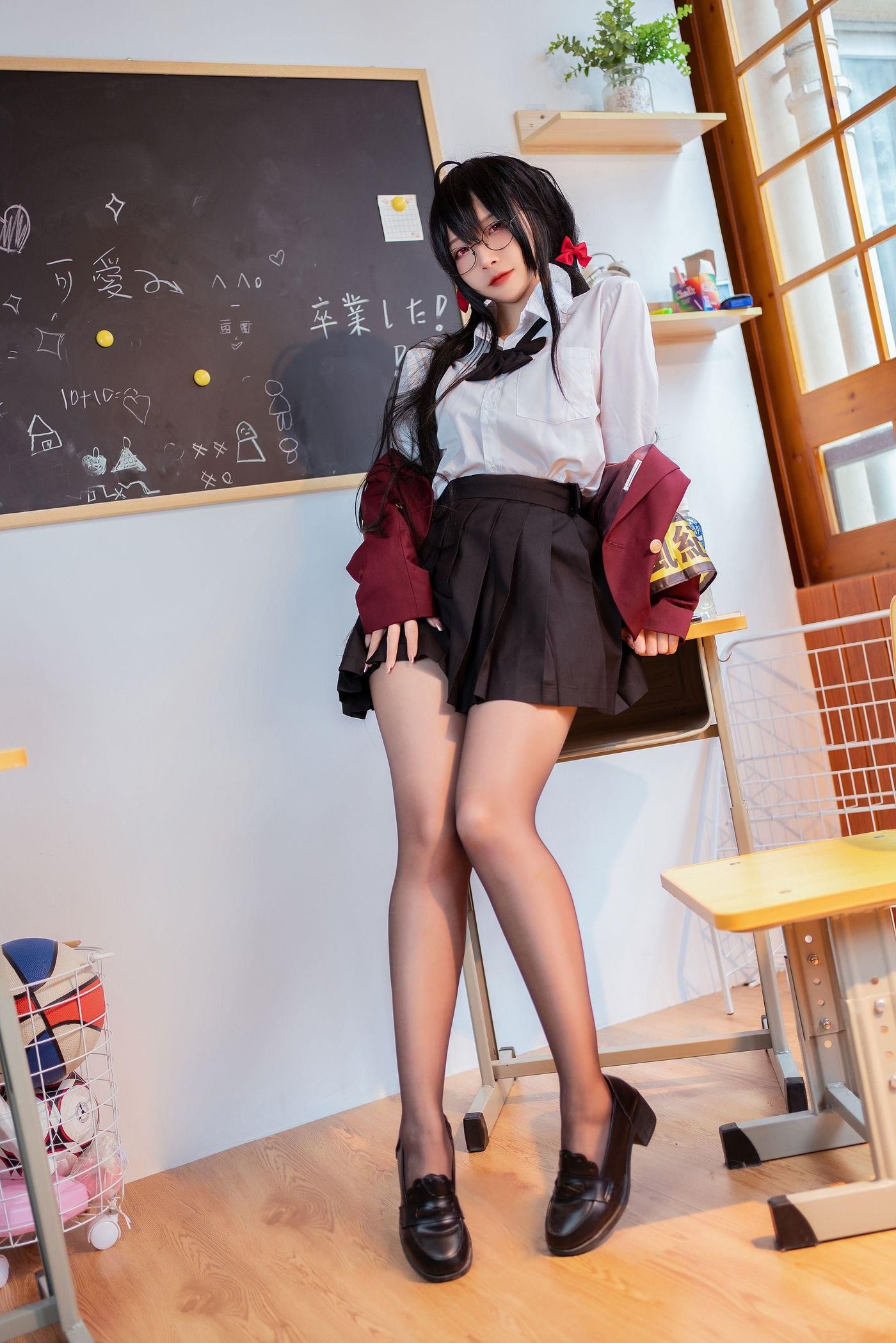 二佐Nisa NO.132 碧蓝大凤jk [21P]插图