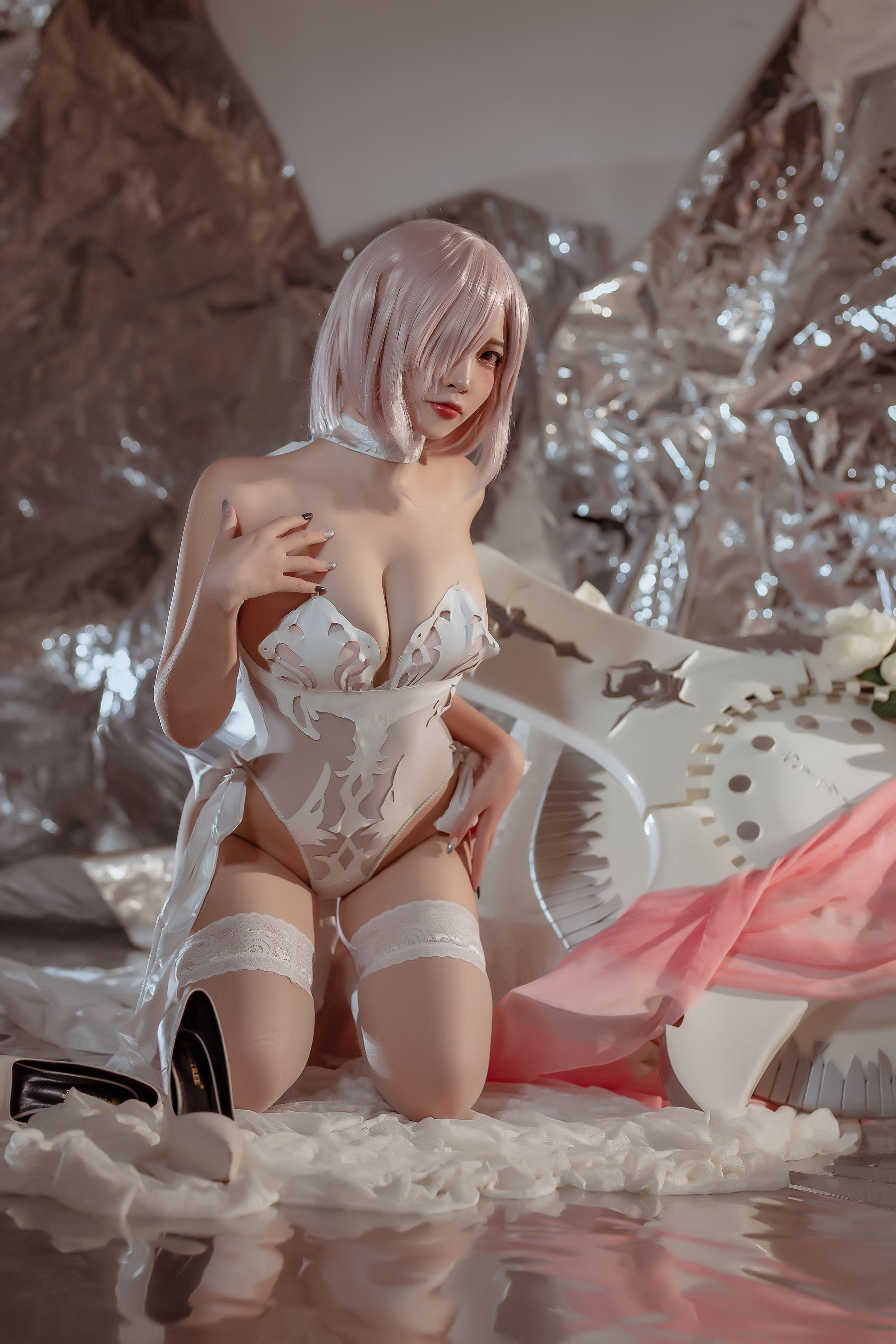 二佐Nisa NO.110 玛修婚纱[42P]插图3
