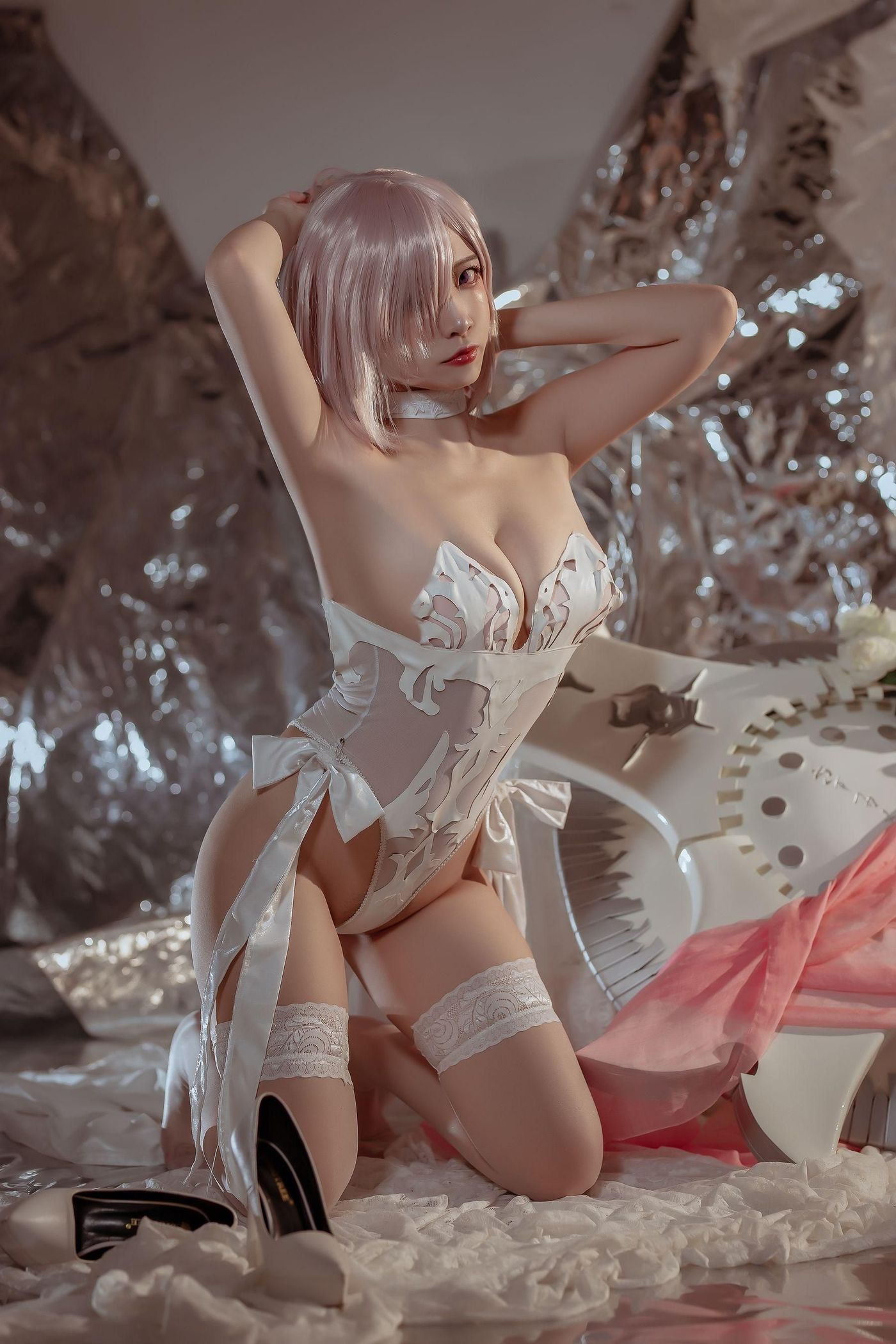 二佐Nisa NO.110 玛修婚纱[42P]插图4