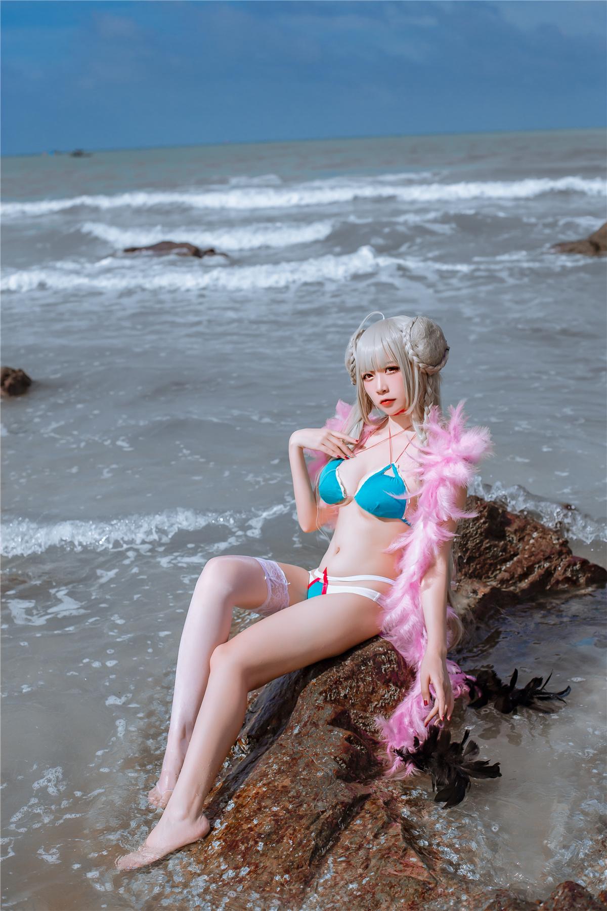 二佐Nisa NO.087 碧蓝可畏泳装[37P]插图6