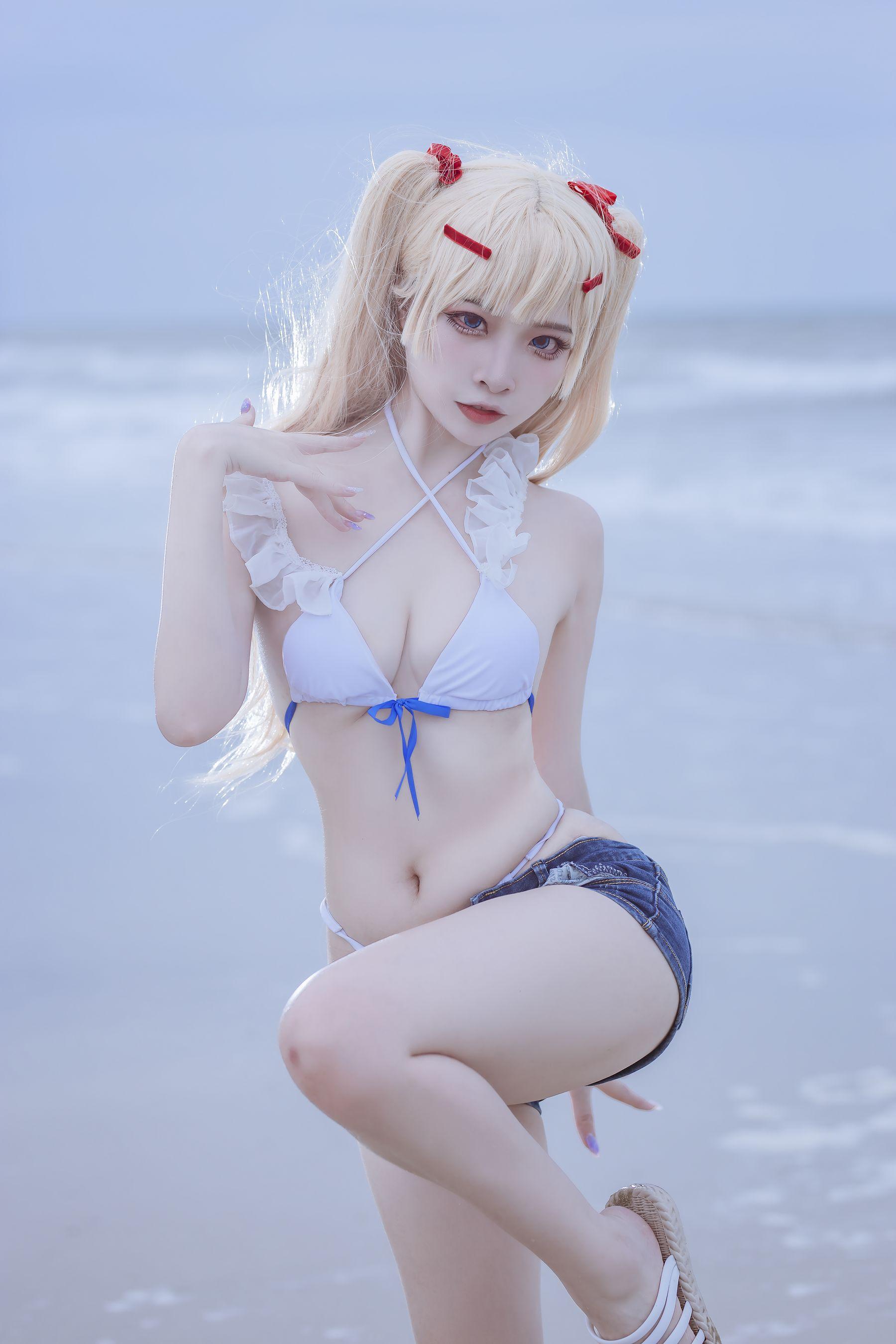 二佐Nisa NO.136 碧蓝苏塞克斯泳装[20P]插图1