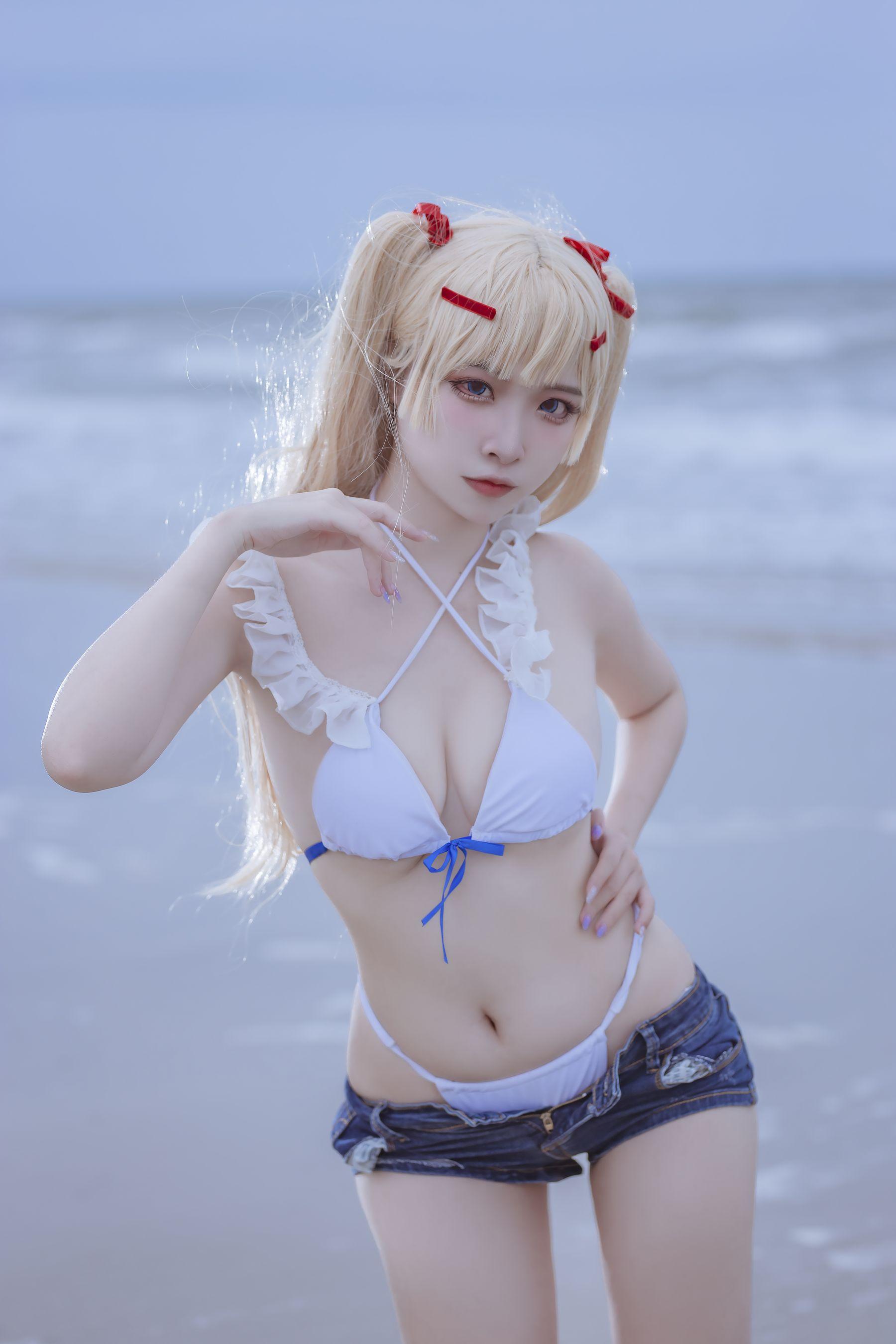 二佐Nisa NO.136 碧蓝苏塞克斯泳装[20P]插图3