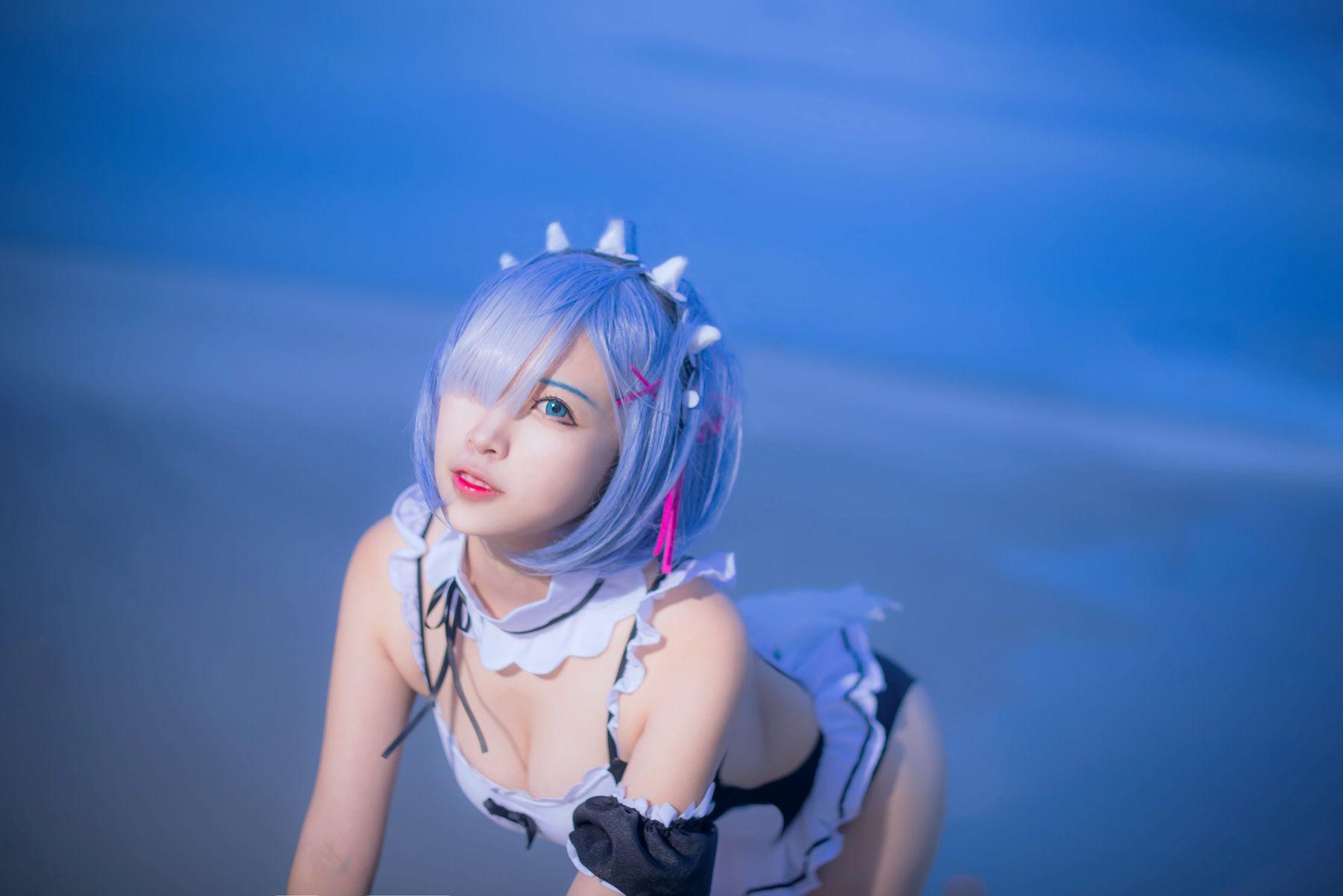 二佐Nisa NO.068 蕾姆1号本-泳衣2[11P]插图7
