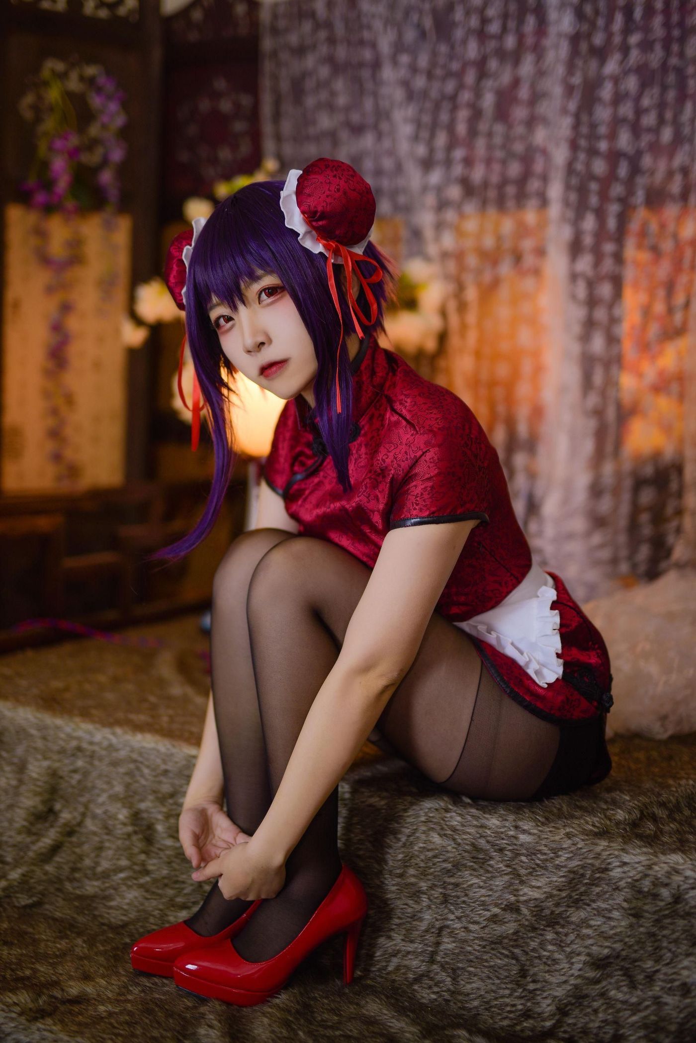 二佐Nisa NO.047 女主学姐旗袍 [31P]插图