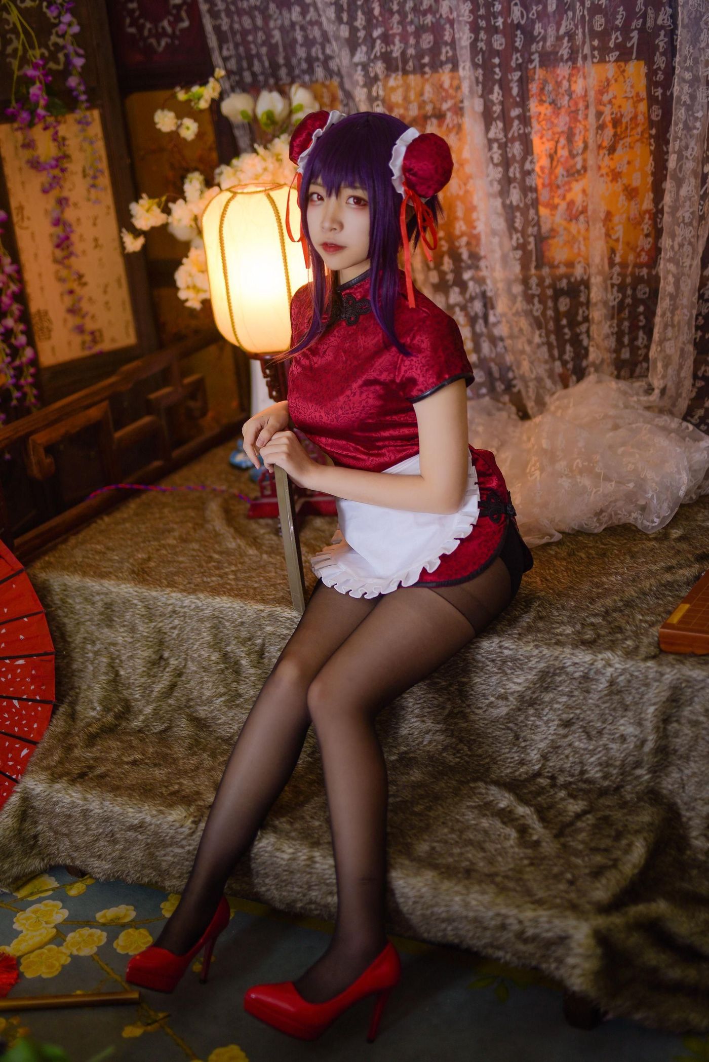 二佐Nisa NO.047 女主学姐旗袍 [31P]插图3