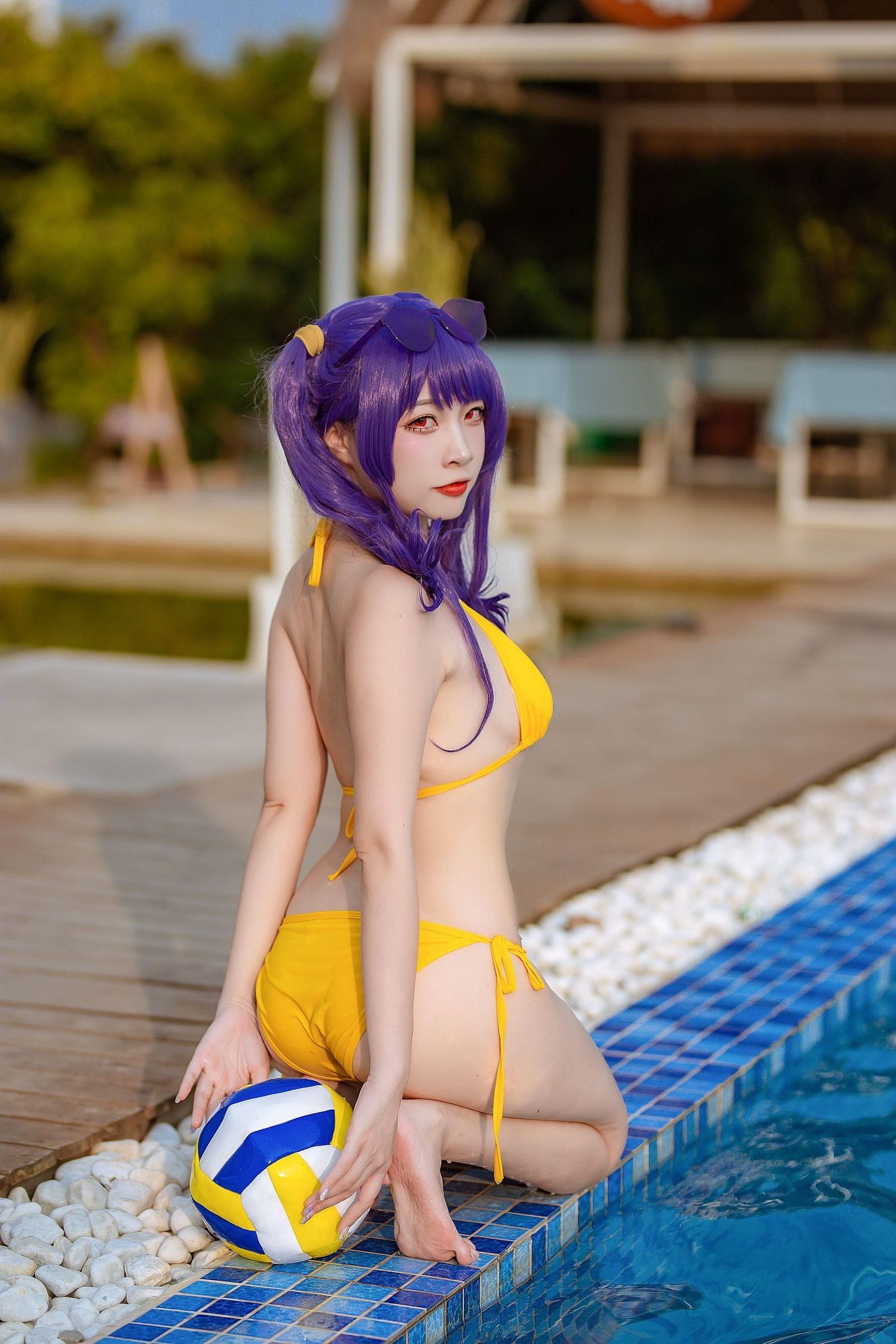 二佐Nisa NO.133 碧蓝波拉泳装[20P]插图6