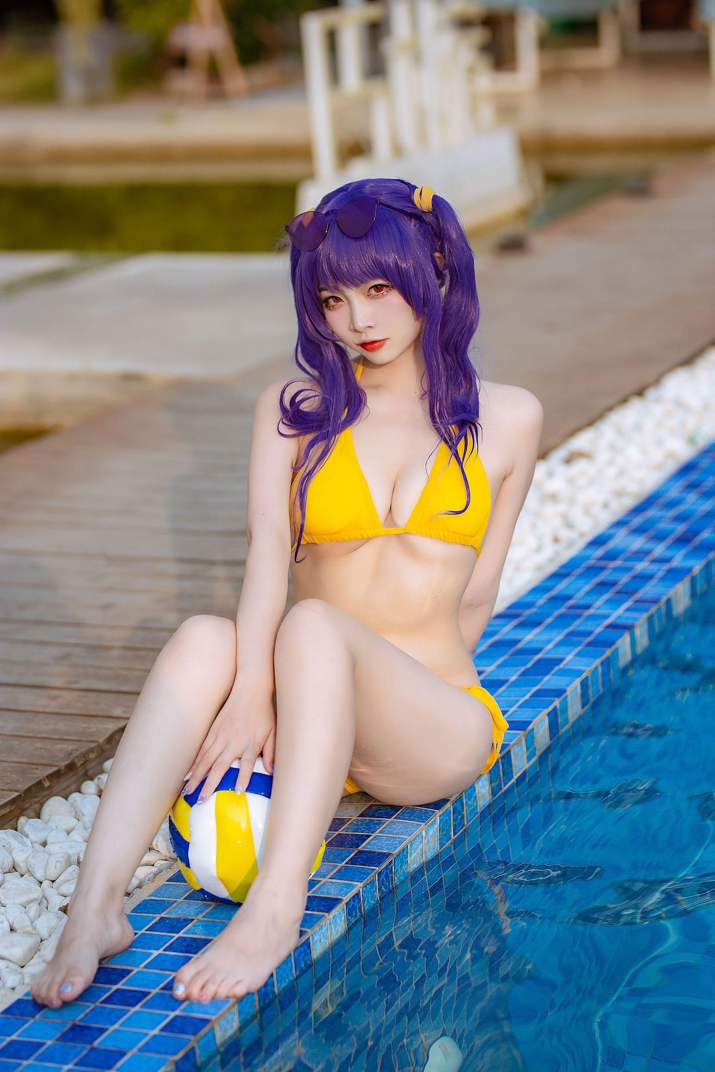 二佐Nisa NO.133 碧蓝波拉泳装[20P]插图8