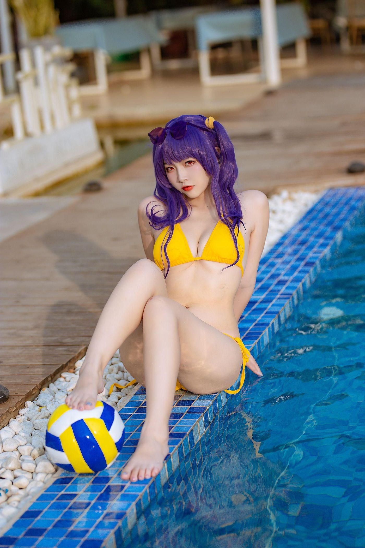 二佐Nisa NO.133 碧蓝波拉泳装[20P]插图8