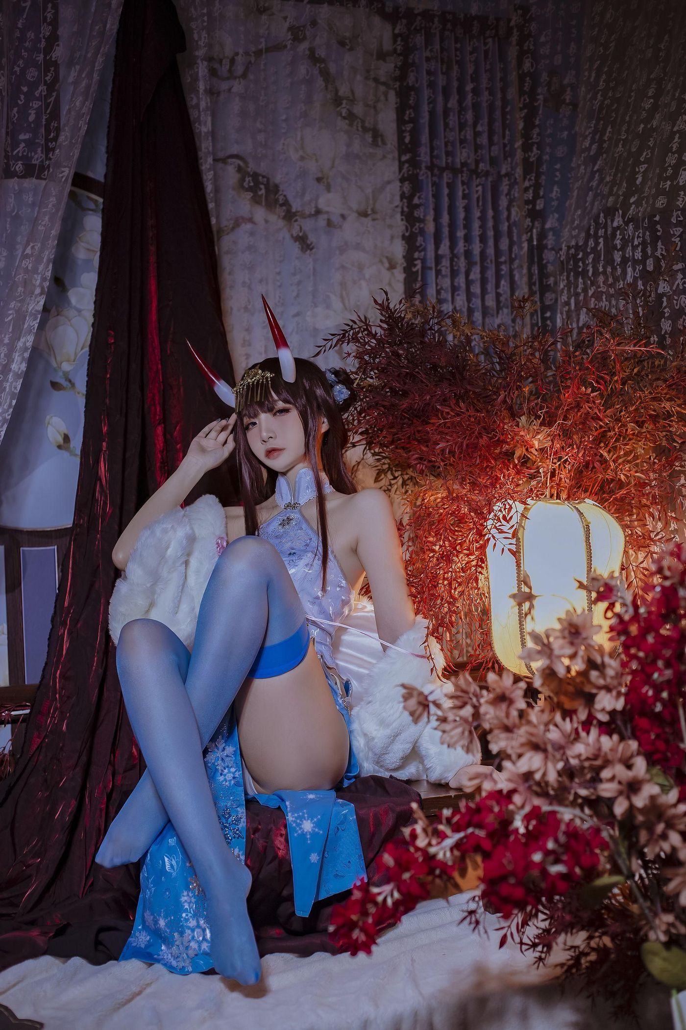 二佐Nisa NO.104 碧蓝航线 能代旗袍[18P]插图9
