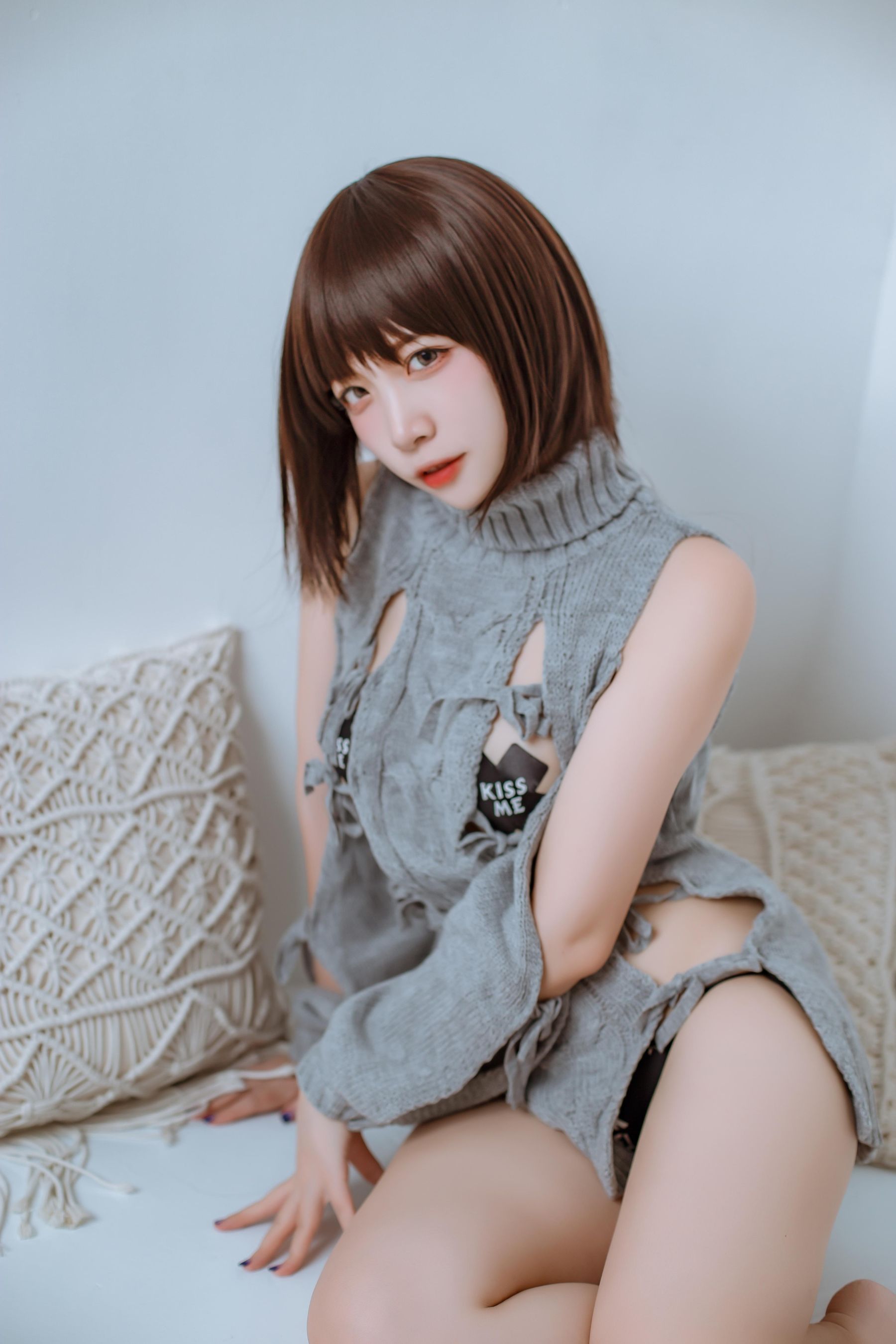 二佐Nisa NO.077 2020私房洞洞毛衣-毛衣[26P]插图6