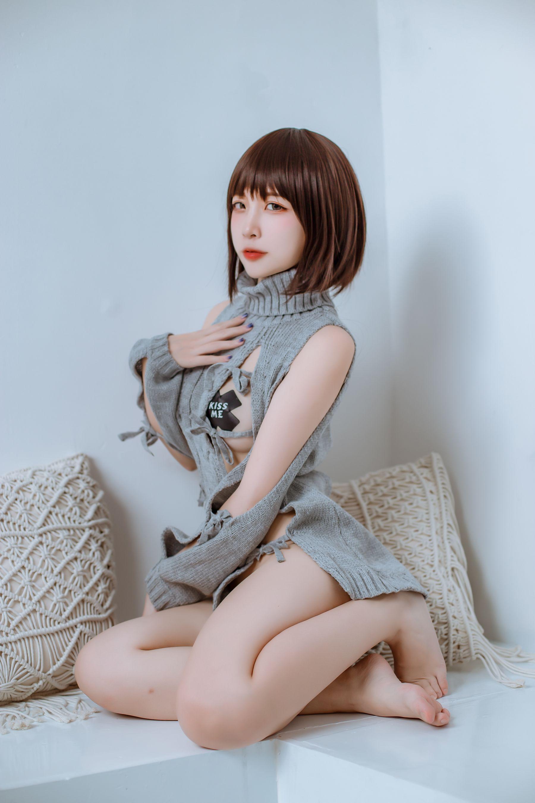 二佐Nisa NO.077 2020私房洞洞毛衣-毛衣[26P]插图8
