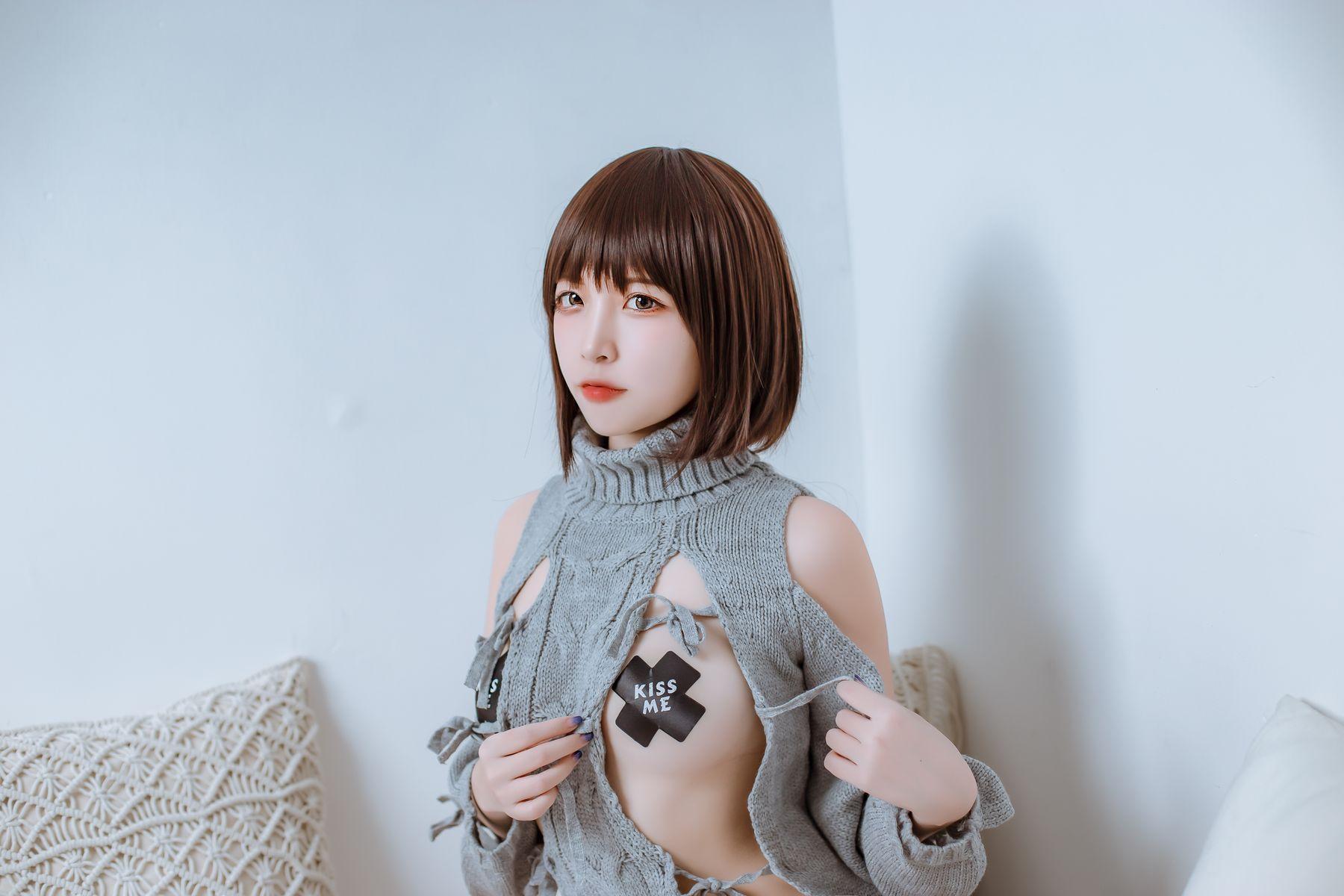 二佐Nisa NO.077 2020私房洞洞毛衣-毛衣[26P]插图2