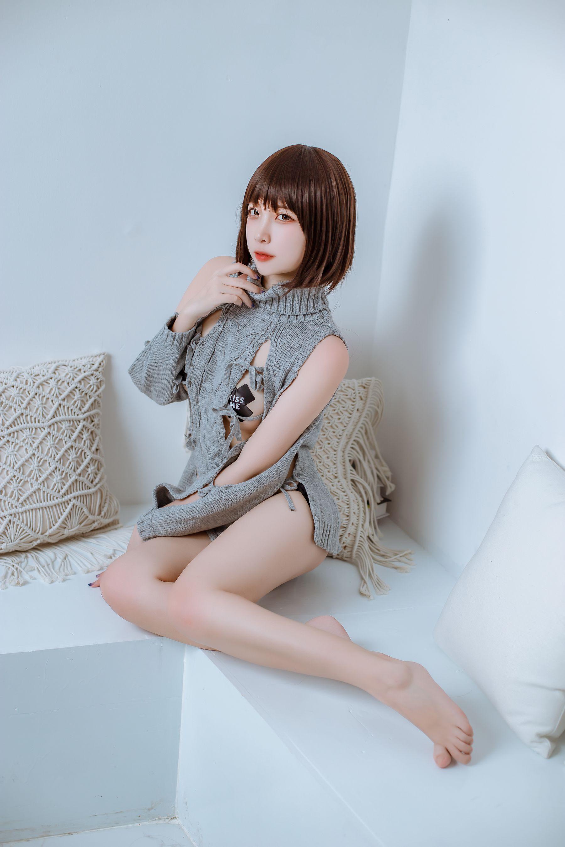 二佐Nisa NO.077 2020私房洞洞毛衣-毛衣[26P]插图4