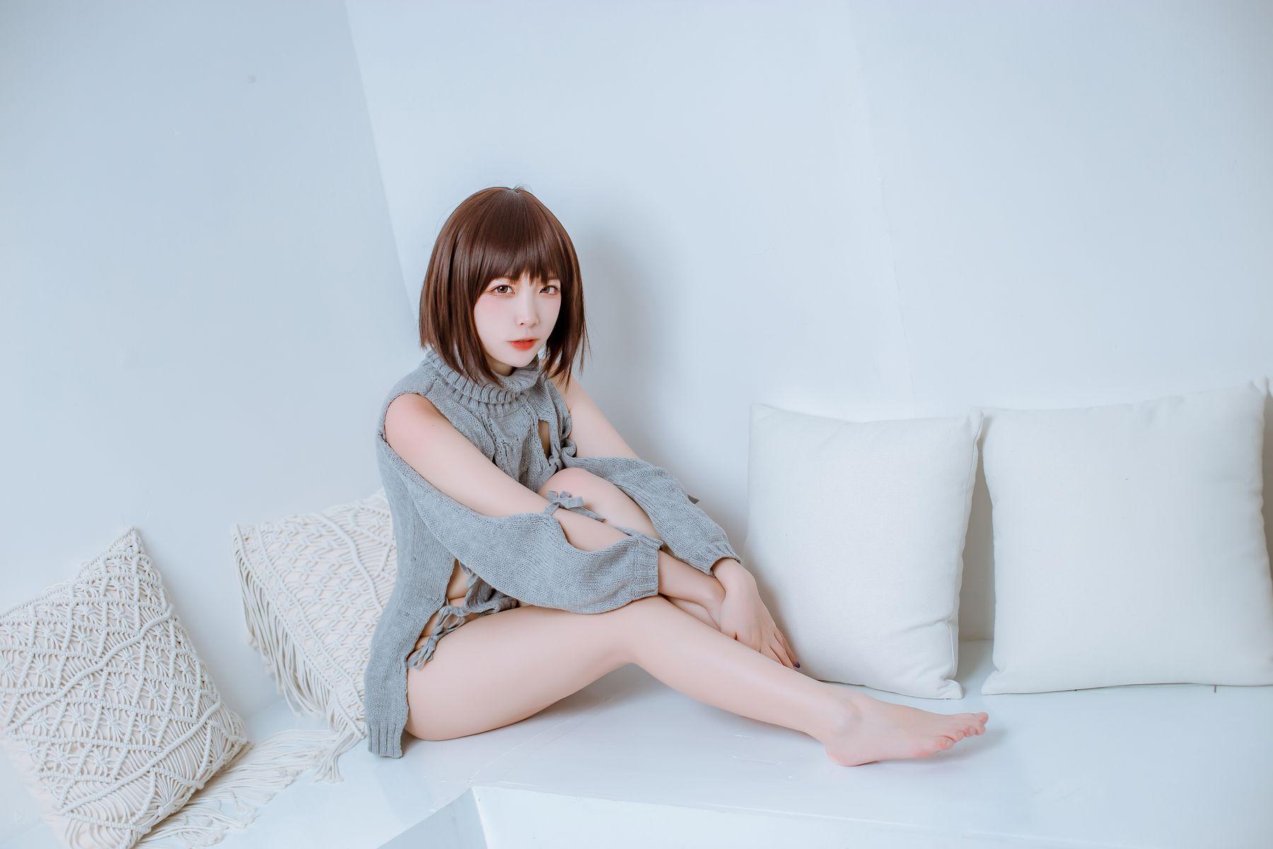 二佐Nisa NO.077 2020私房洞洞毛衣-毛衣[26P]插图6