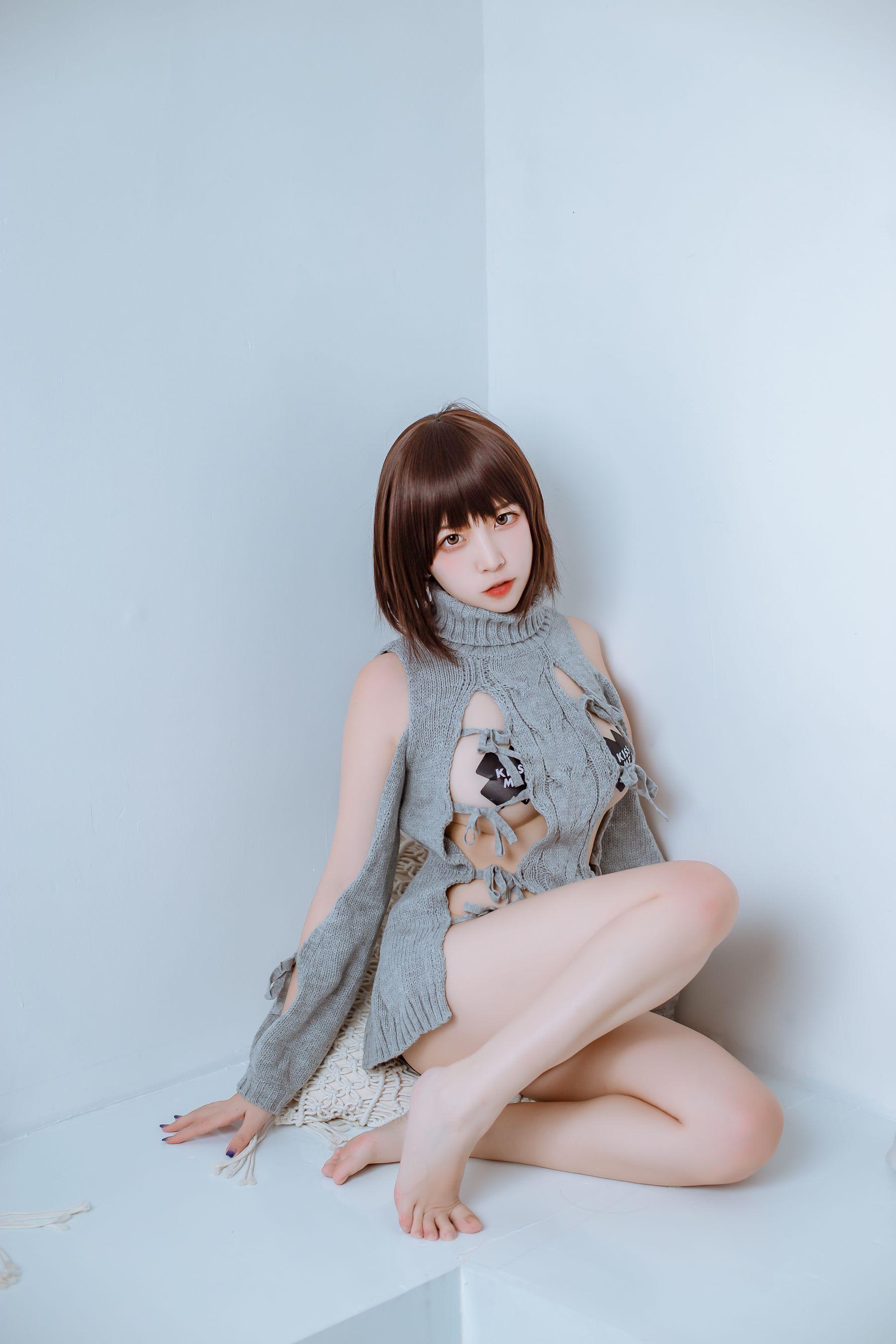 二佐Nisa NO.077 2020私房洞洞毛衣-毛衣[26P]插图8