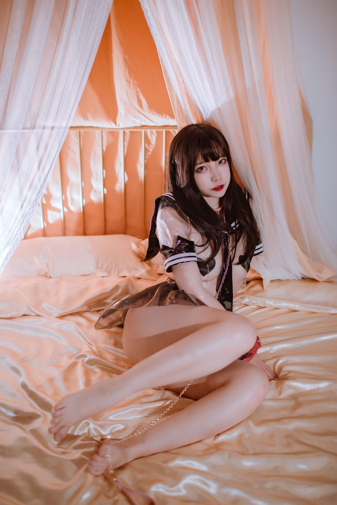二佐Nisa NO.130 私房透明JK[40P]插图7