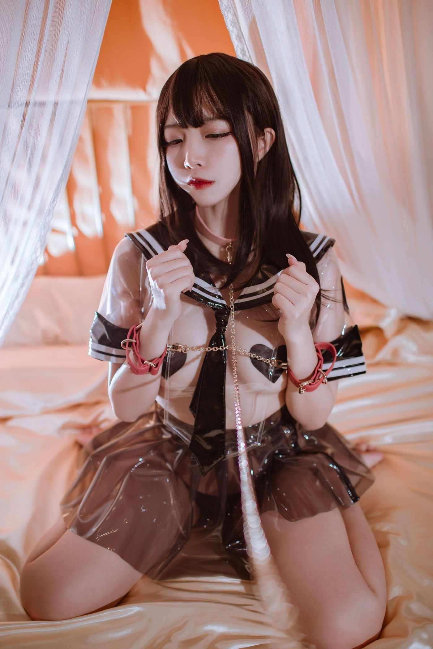 二佐Nisa NO.130 私房透明JK[40P]插图3