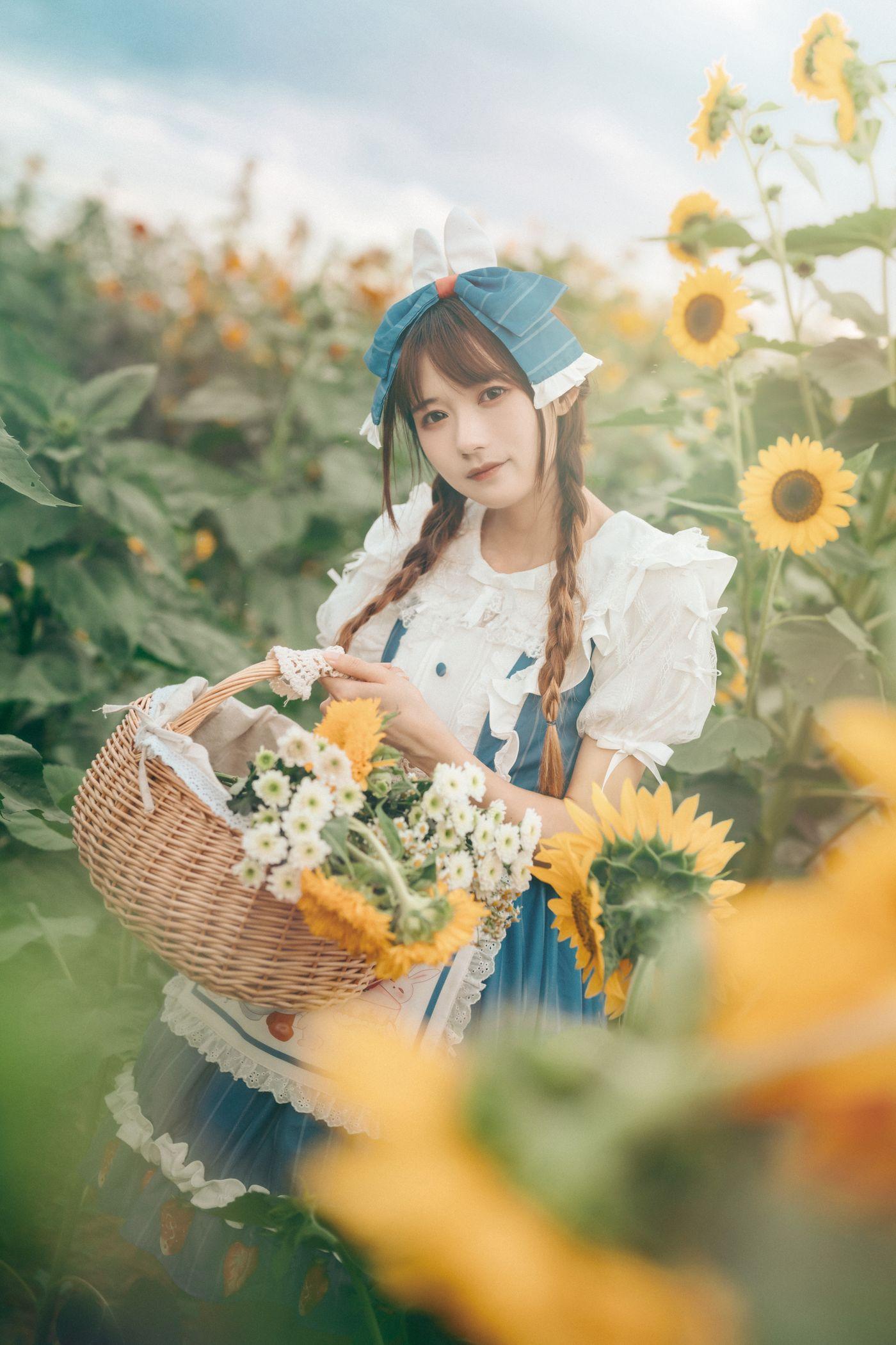 兔子Zzz不吃胡萝卜 NO.091 甜甜向日葵女孩[31P]插图4