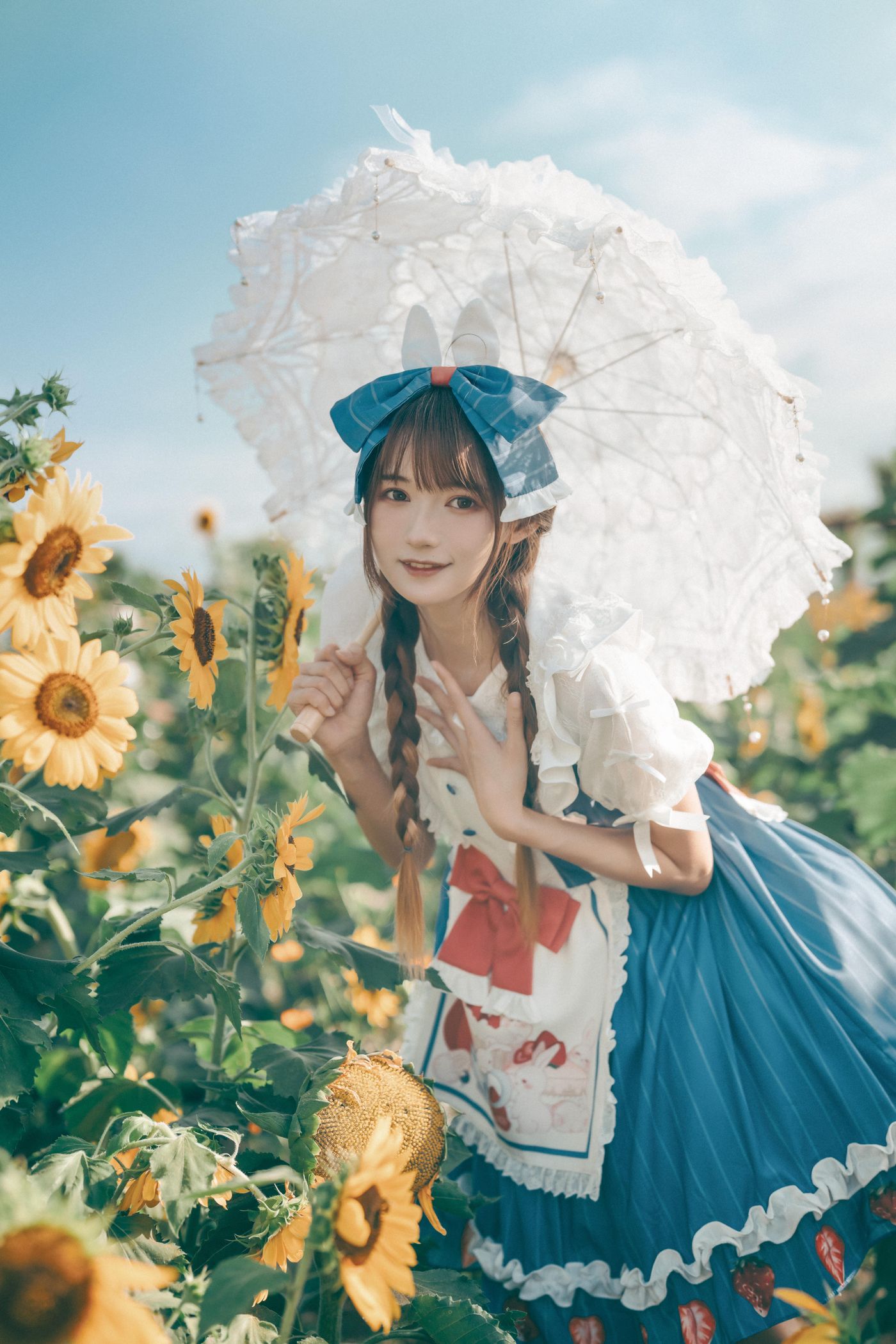 兔子Zzz不吃胡萝卜 NO.091 甜甜向日葵女孩[31P]插图8