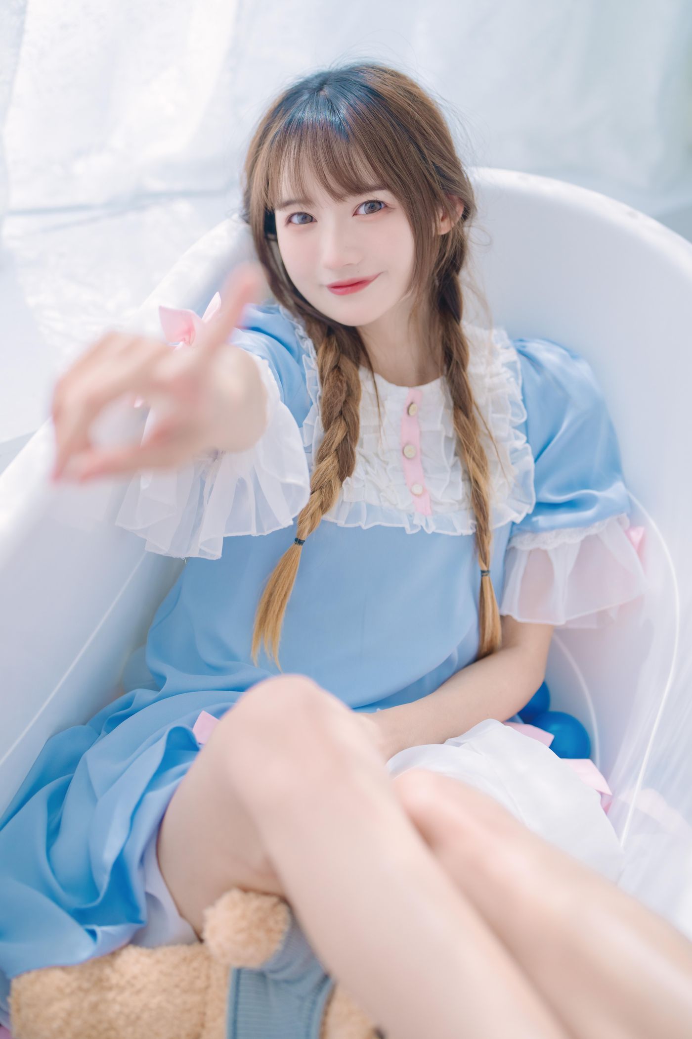兔子Zzz不吃胡萝卜 NO.096 纯白色可爱[31P]插图2