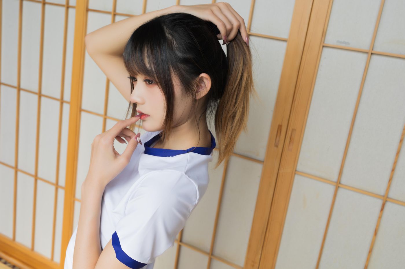 兔子Zzz不吃胡萝卜 NO.052 体操服少女[36P]插图9