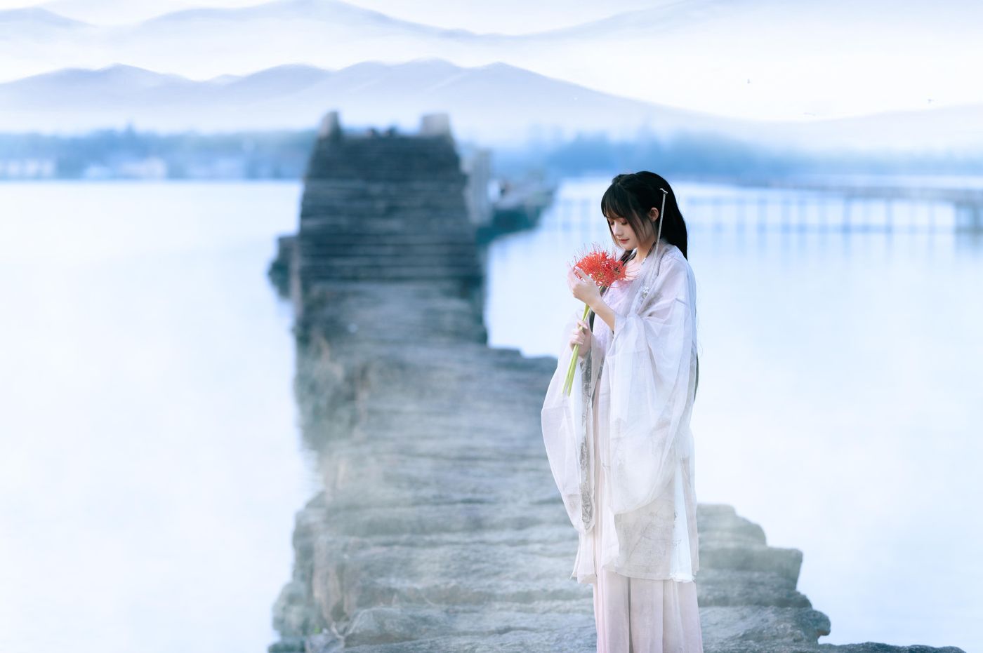 兔子Zzz不吃胡萝卜 NO.086 暮空照水[31P]插图8