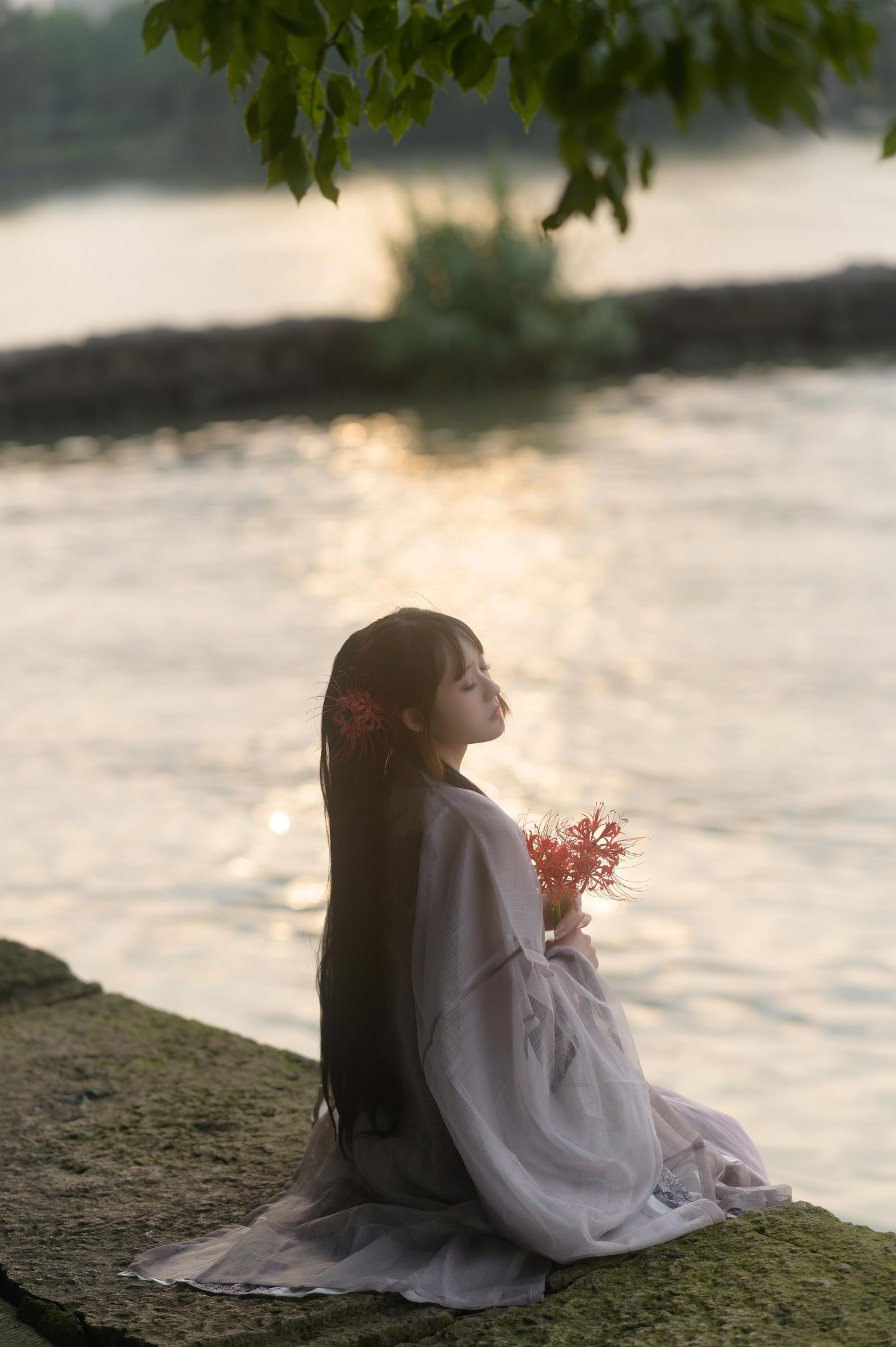 兔子Zzz不吃胡萝卜 NO.086 暮空照水[31P]插图1