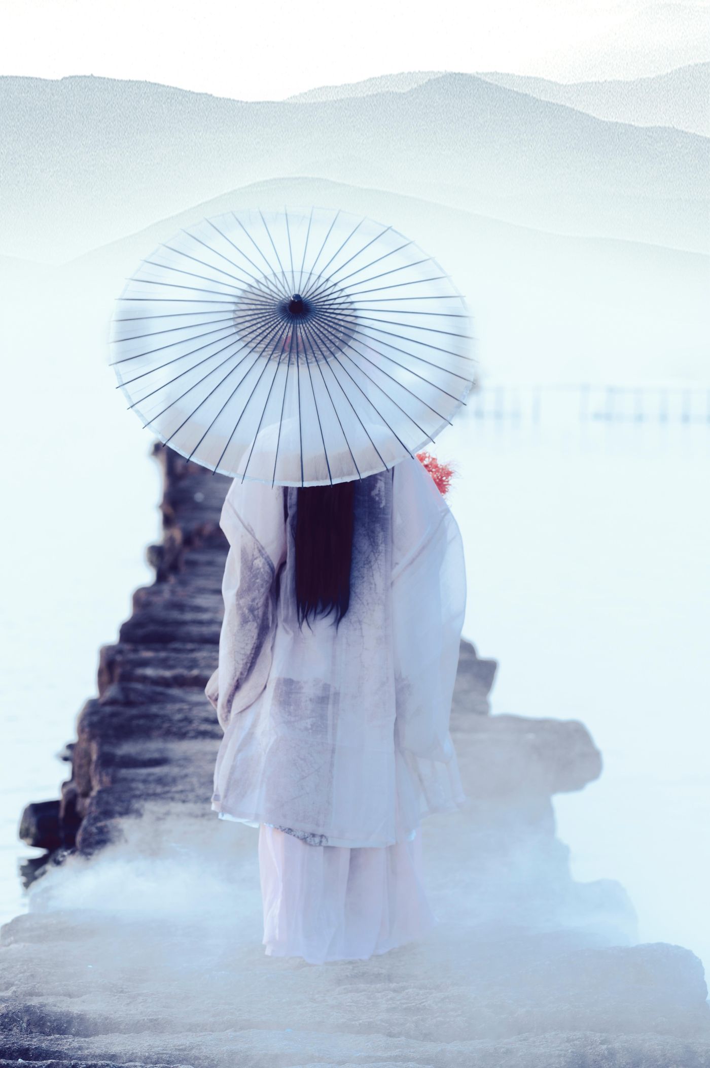 兔子Zzz不吃胡萝卜 NO.086 暮空照水[31P]插图5