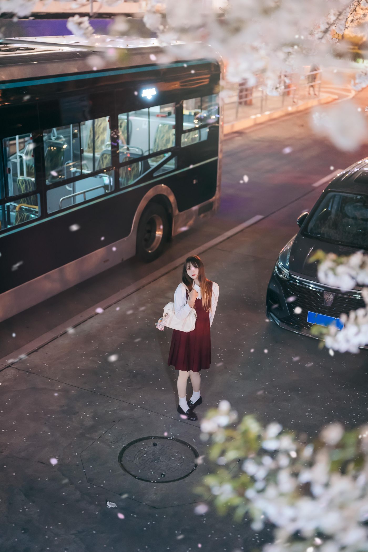 兔子Zzz不吃胡萝卜 NO.023 邂逅樱花雨 [21P]插图4