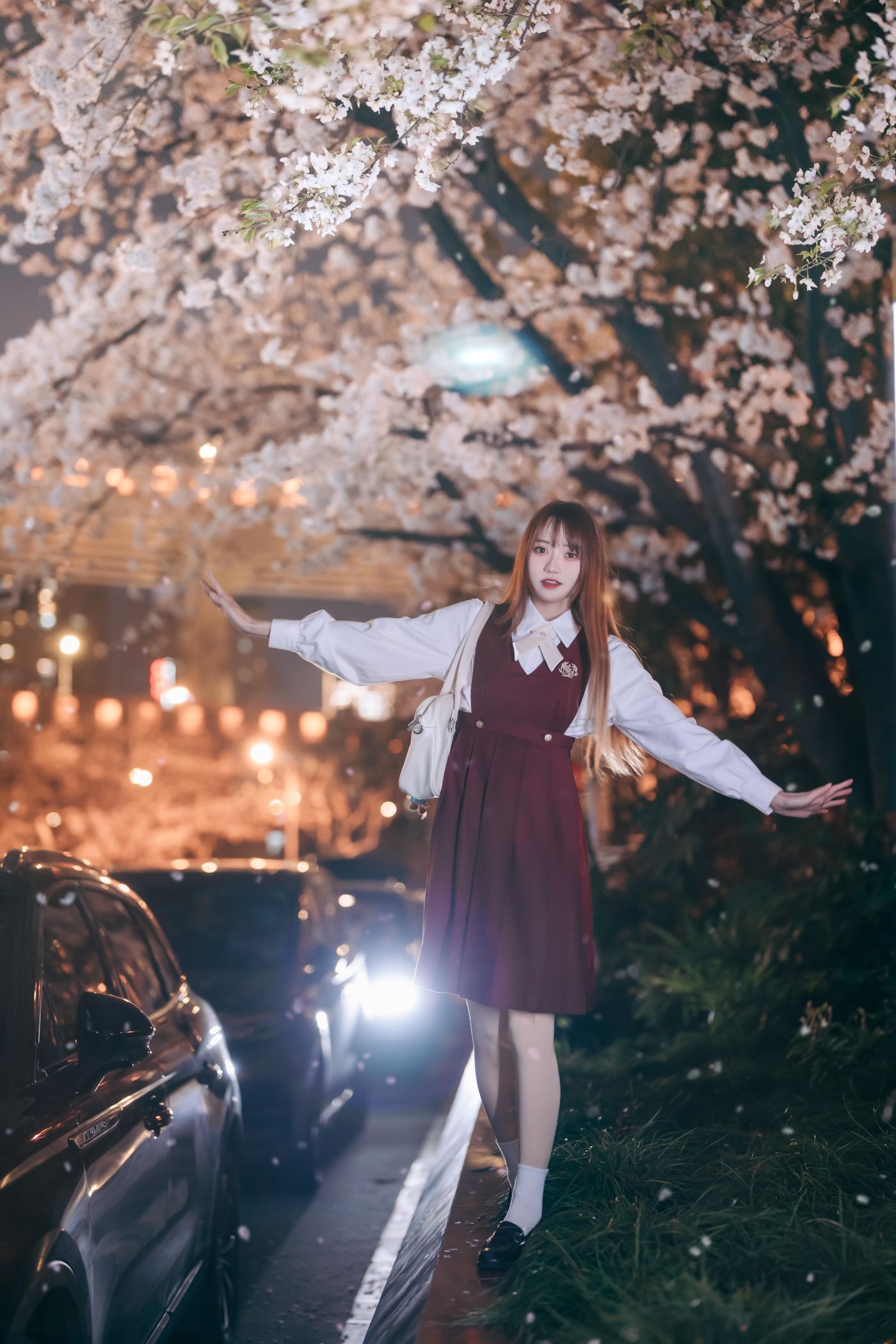 兔子Zzz不吃胡萝卜 NO.023 邂逅樱花雨 [21P]插图5