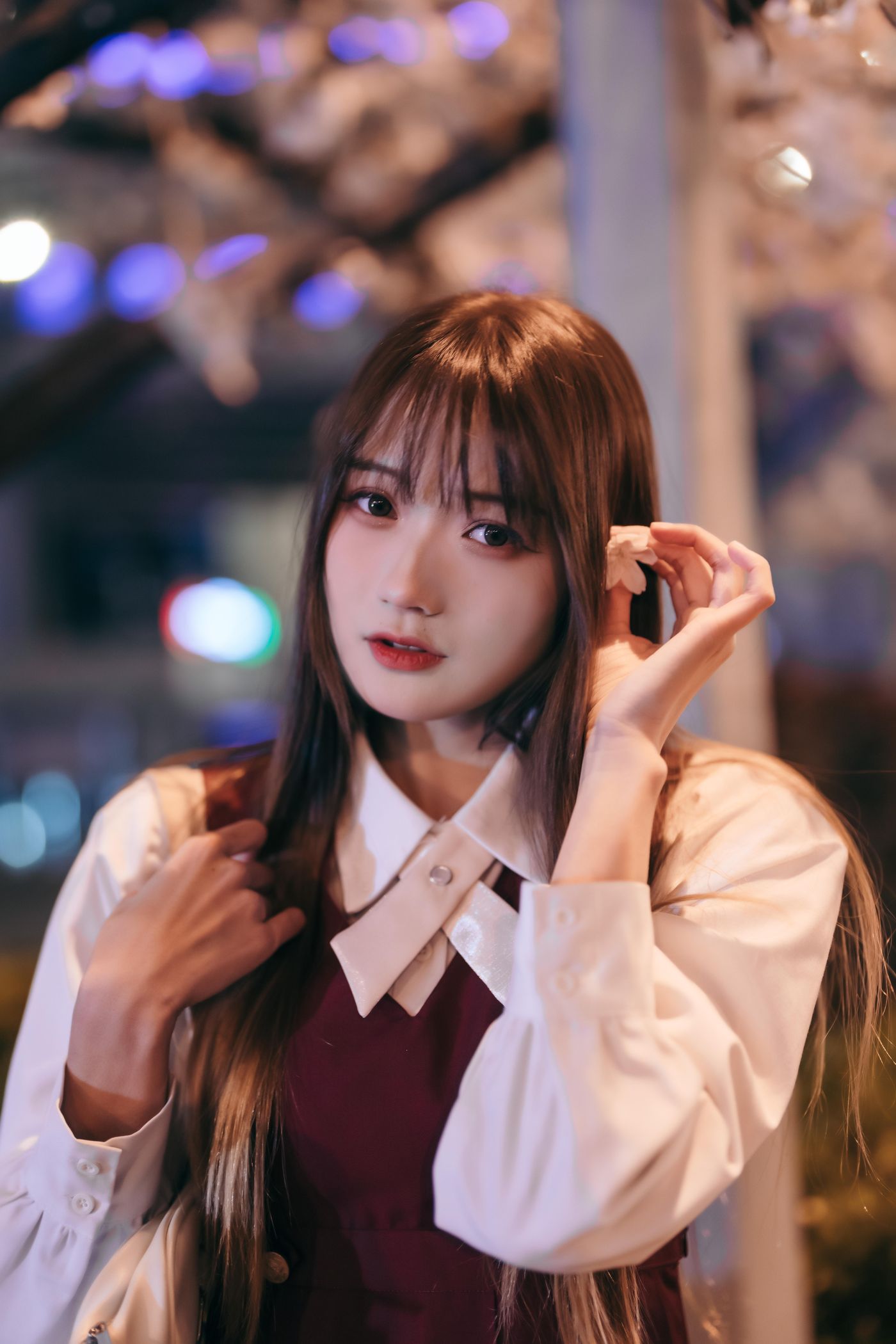 兔子Zzz不吃胡萝卜 NO.023 邂逅樱花雨 [21P]插图6