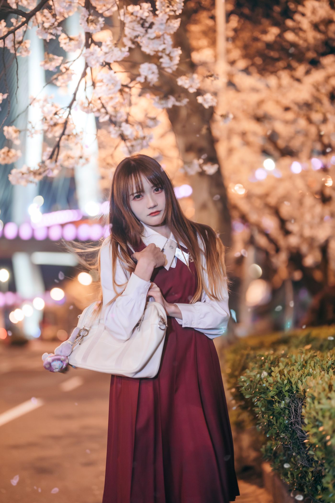 兔子Zzz不吃胡萝卜 NO.023 邂逅樱花雨 [21P]插图