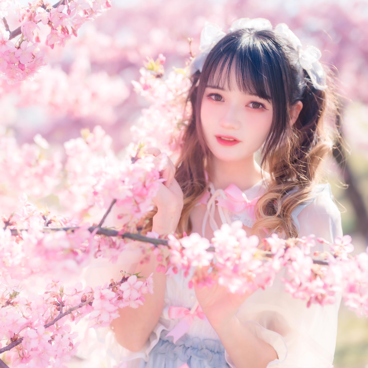 兔子Zzz不吃胡萝卜 NO.018 粉色春天 [23P]插图1