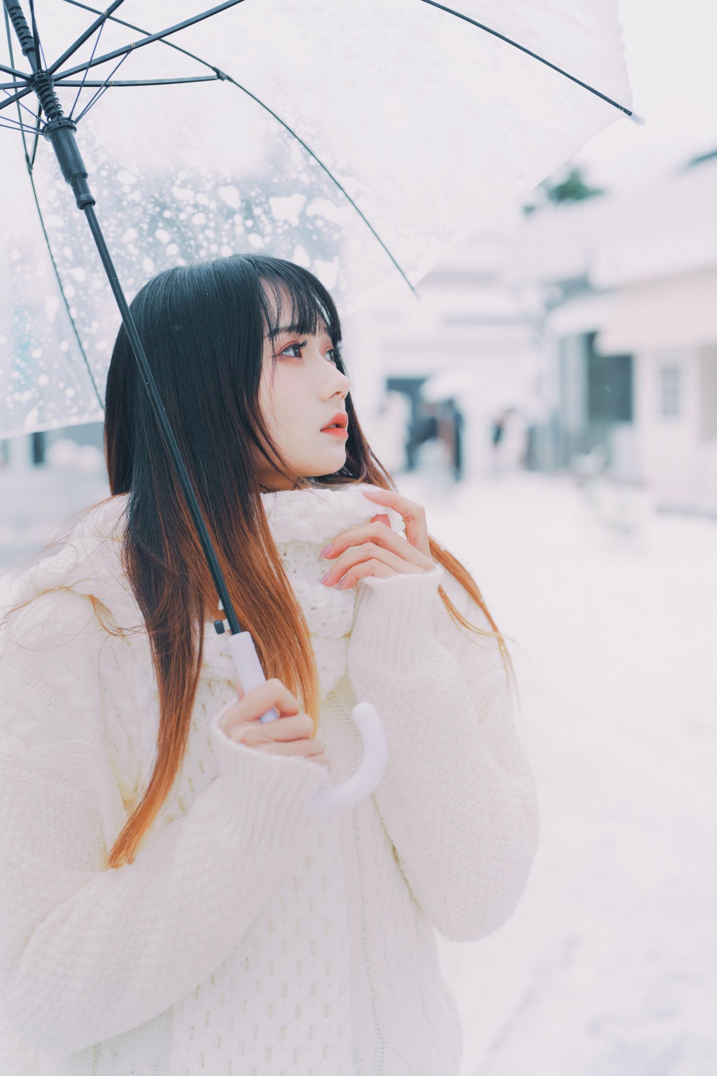 兔子Zzz不吃胡萝卜 NO.029 在雪中等待 [34P]插图2