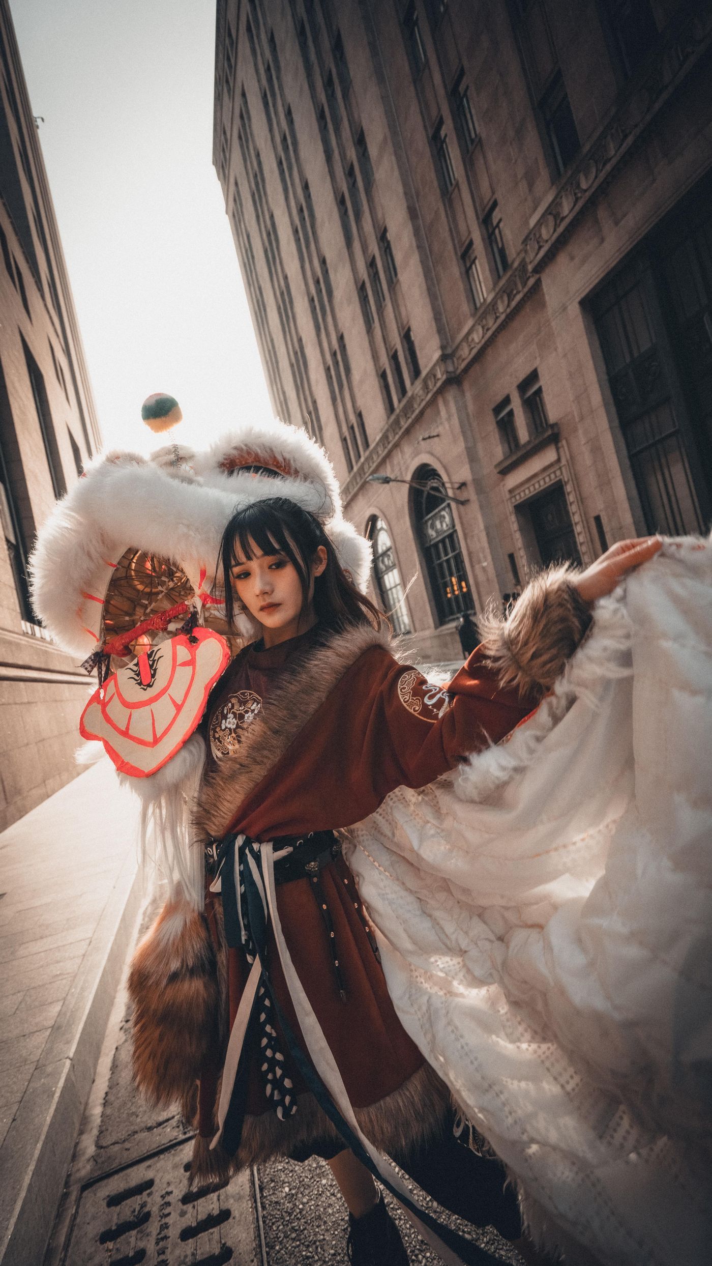 兔子Zzz不吃胡萝卜 NO.020 舞狮少女 [45P]插图9