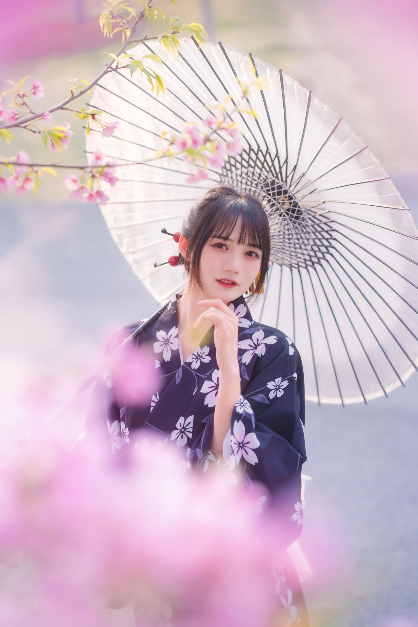 兔子Zzz不吃胡萝卜 NO.021 樱花烂漫时 [25P]插图3