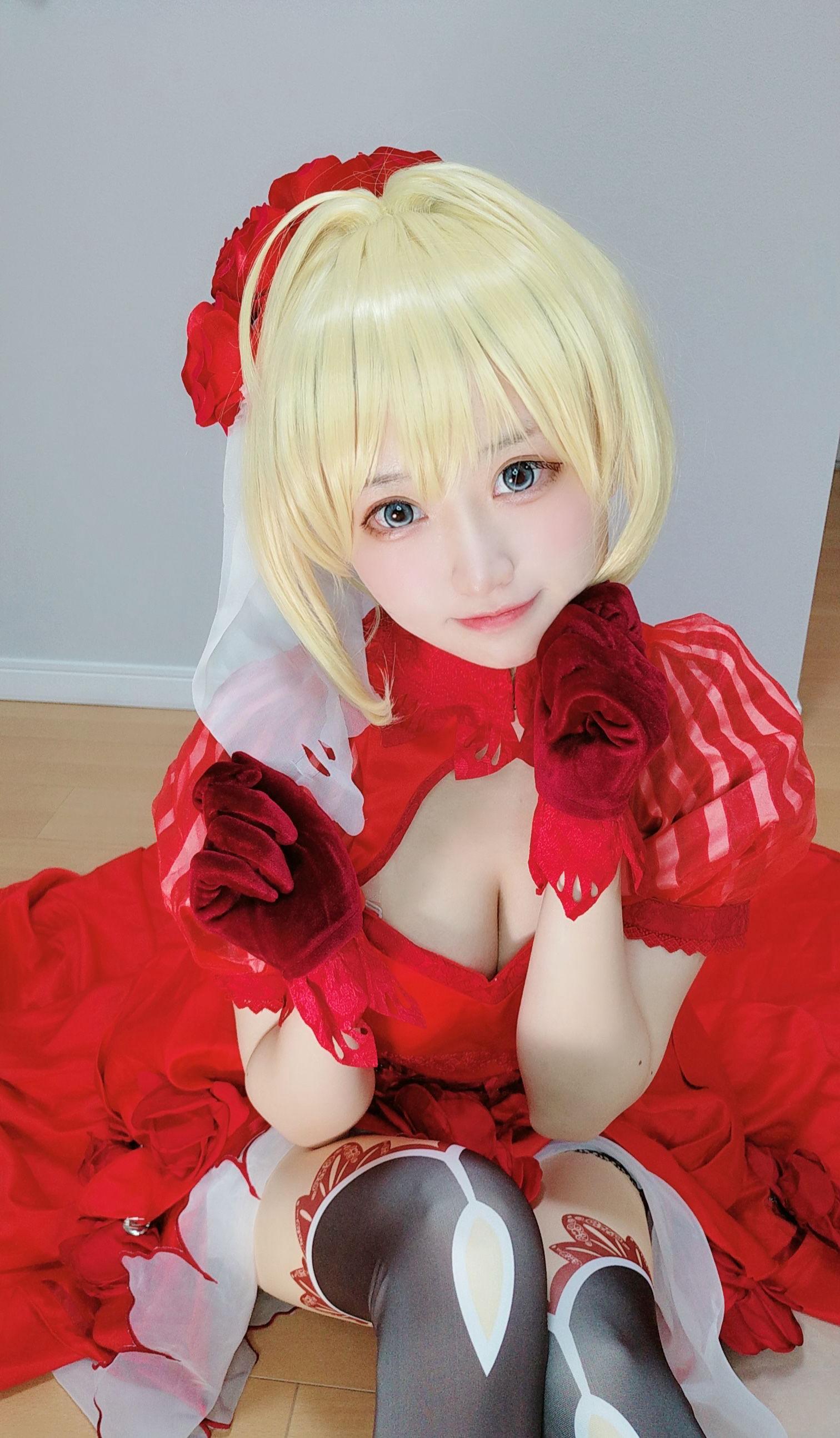千阳(ちよ) – NO.38 尼禄红礼服 [11P]插图8