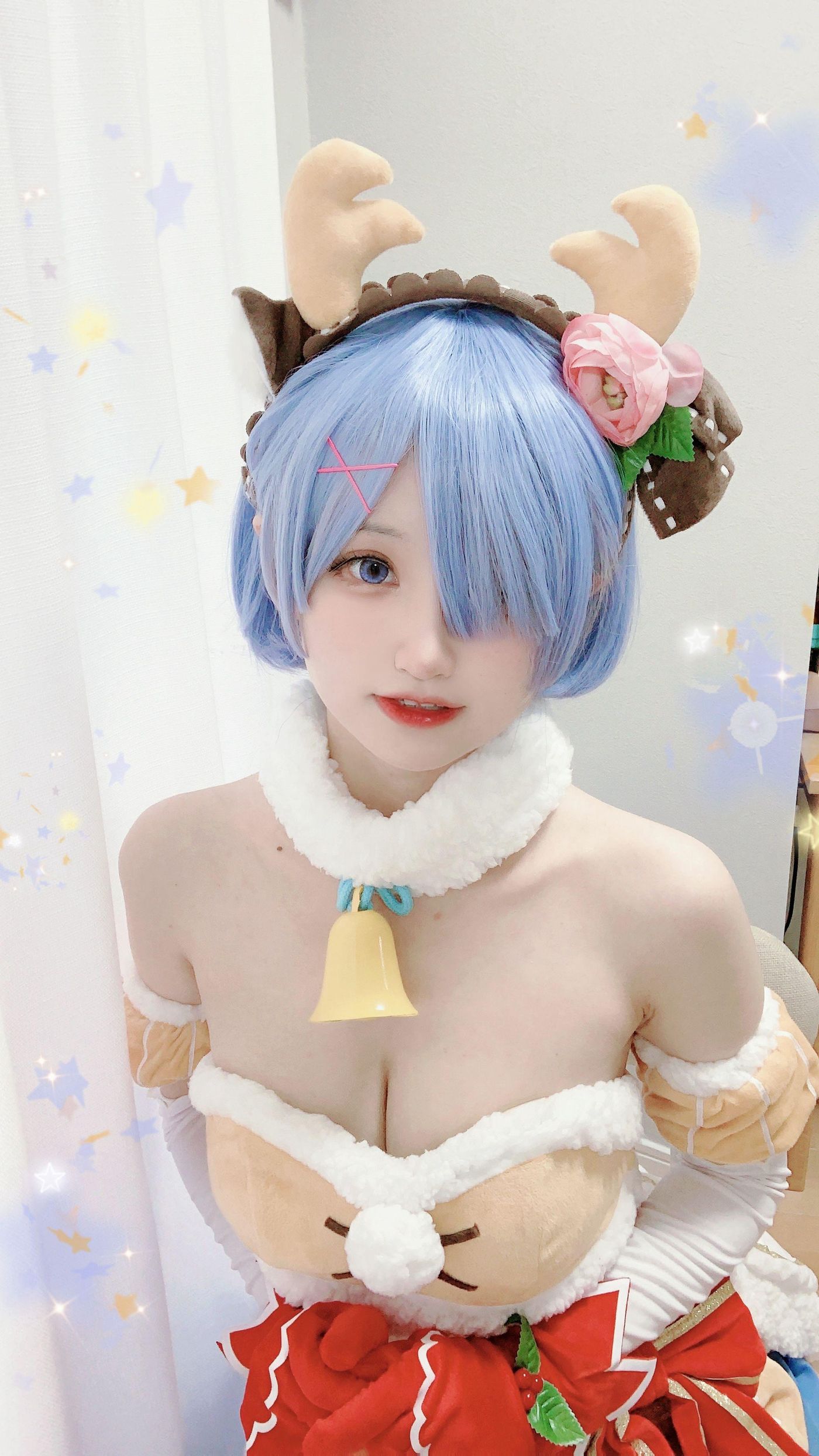 千阳(ちよ) – NO.25 雷姆圣诞驯鹿～ [11P]插图6